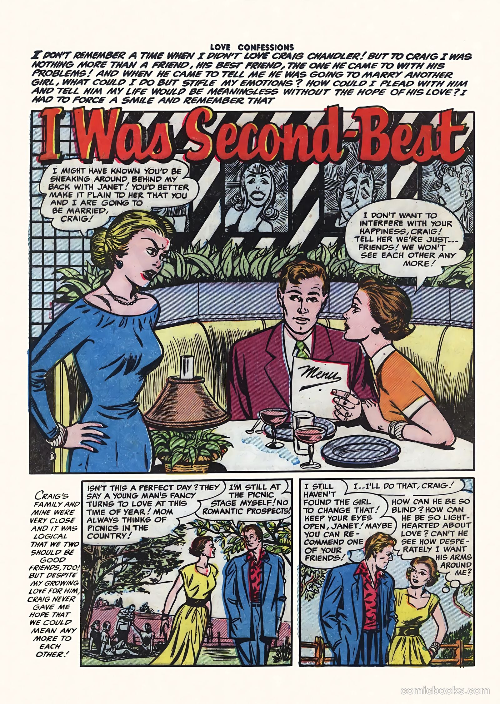 Love Confessions #40 (1954) — page 28 of 36