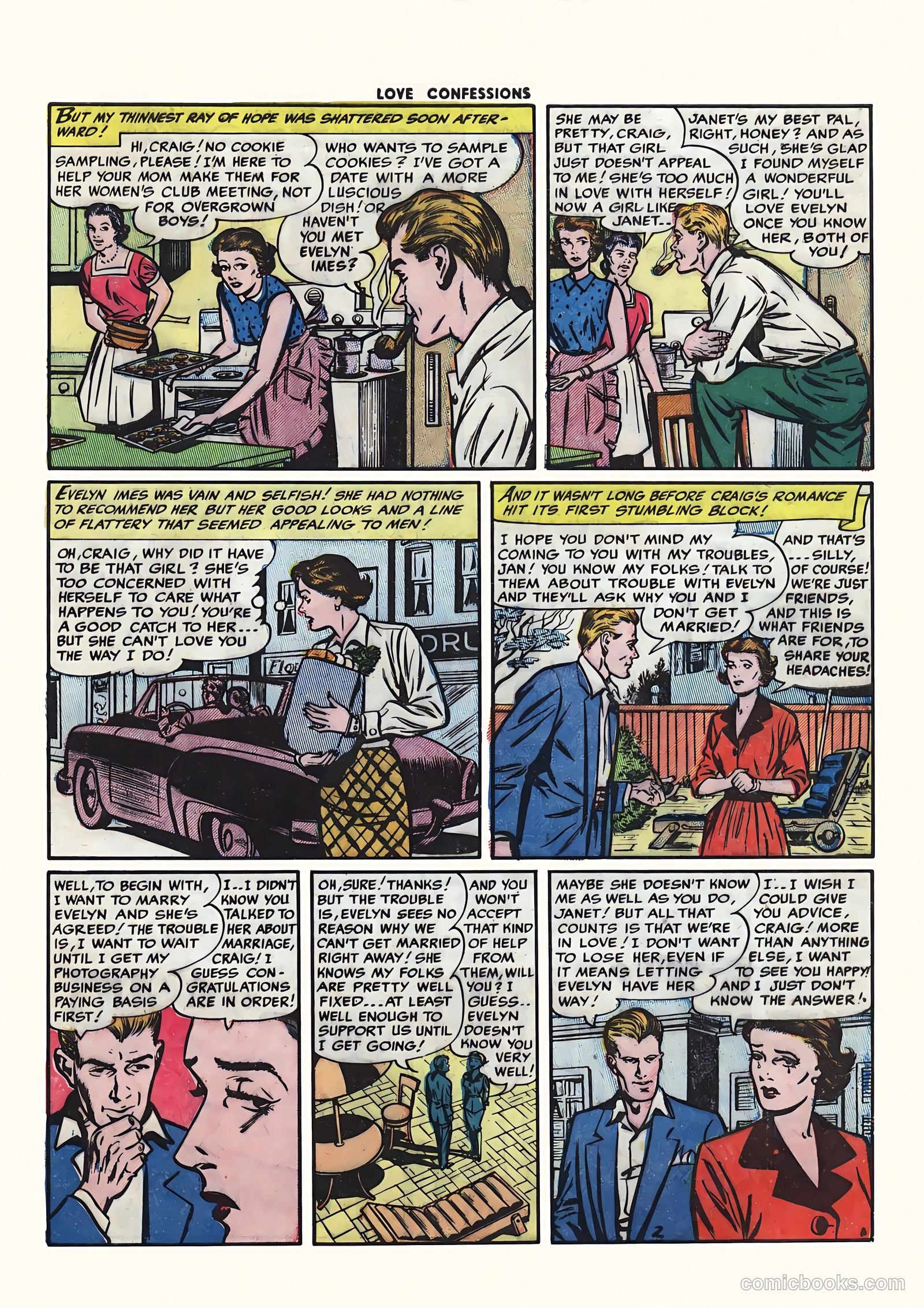 Love Confessions #40 (1954) — page 29 of 36