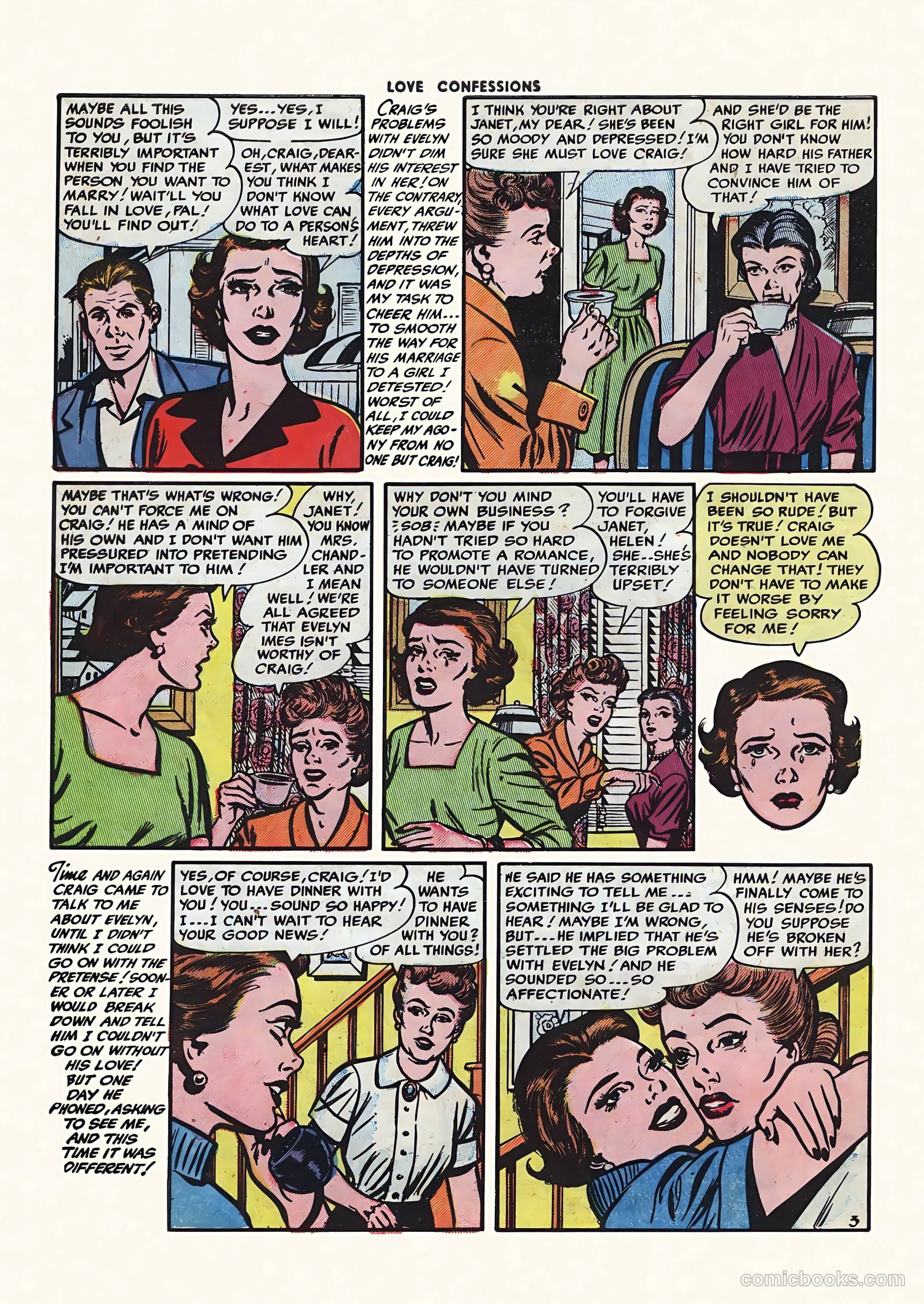 Love Confessions #40 (1954) — page 30 of 36