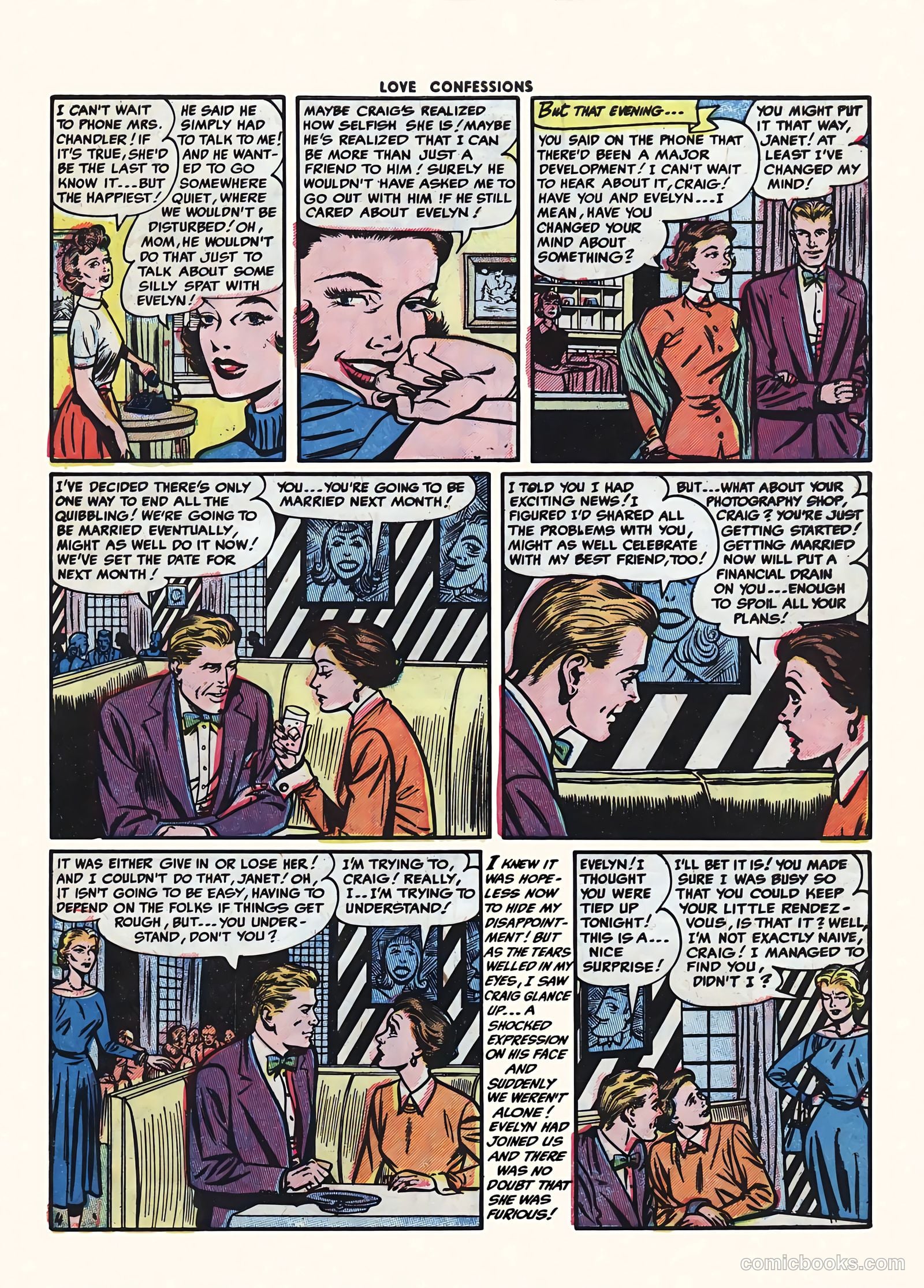 Love Confessions #40 (1954) — page 31 of 36