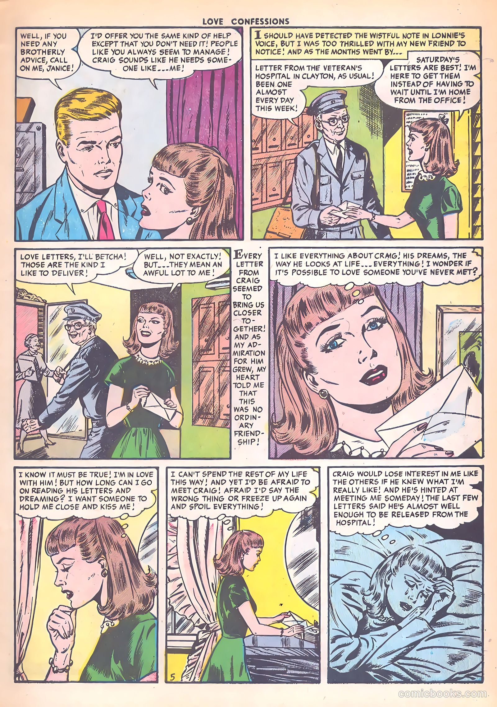 Love Confessions #41 (1955) — page 7 of 36