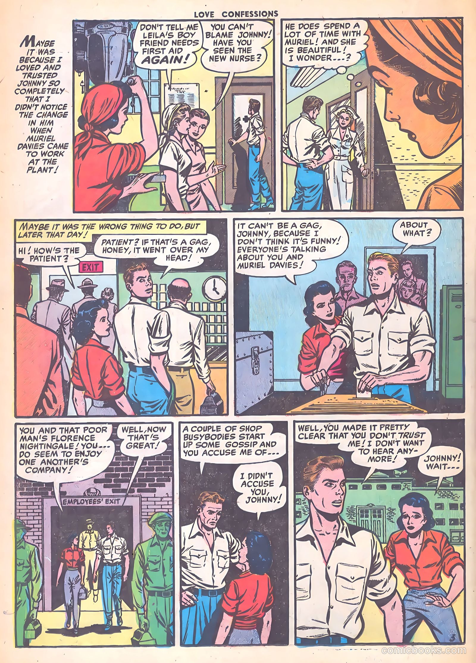 Love Confessions #41 (1955) — page 20 of 36