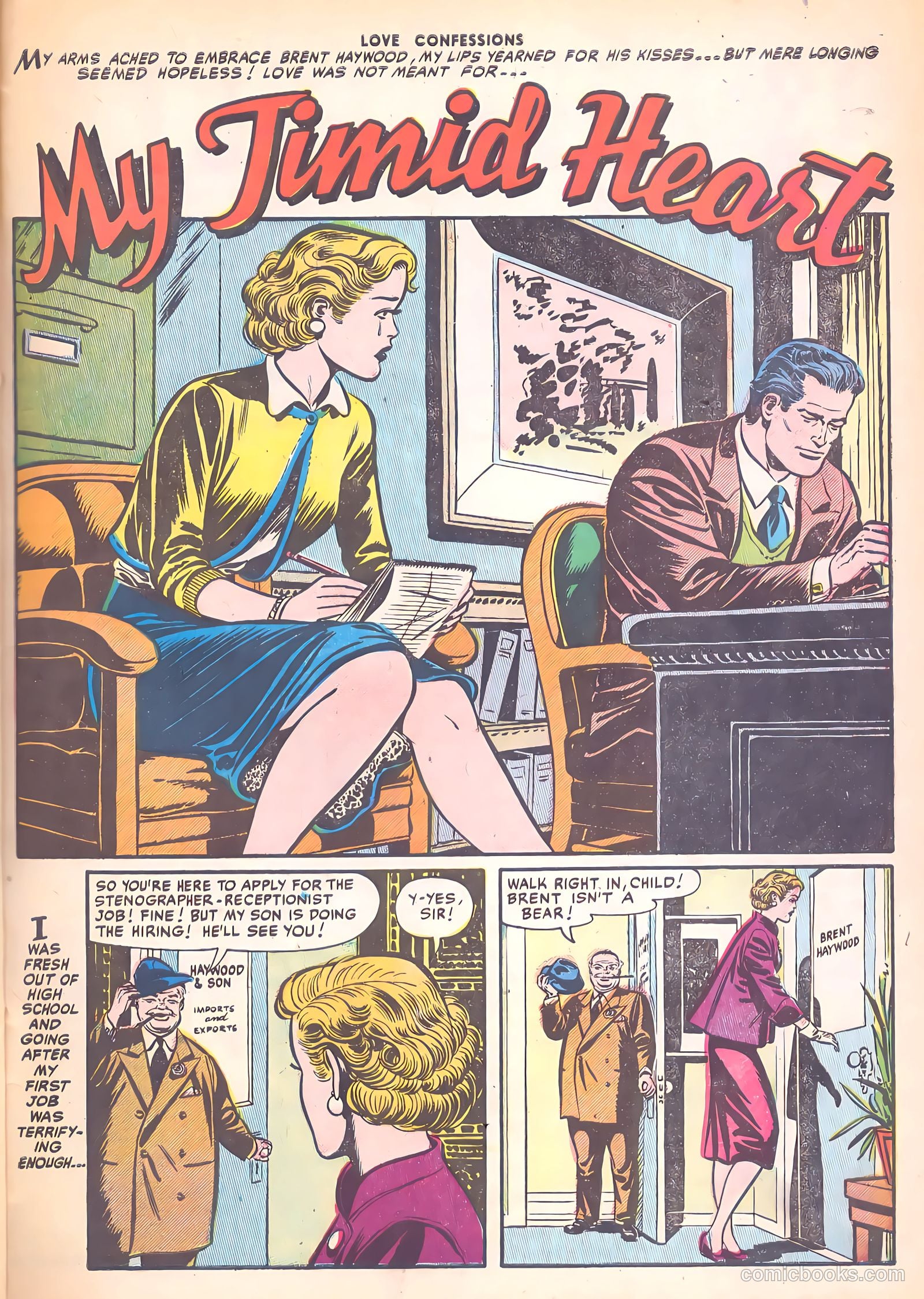 Love Confessions #41 (1955) — page 27 of 36