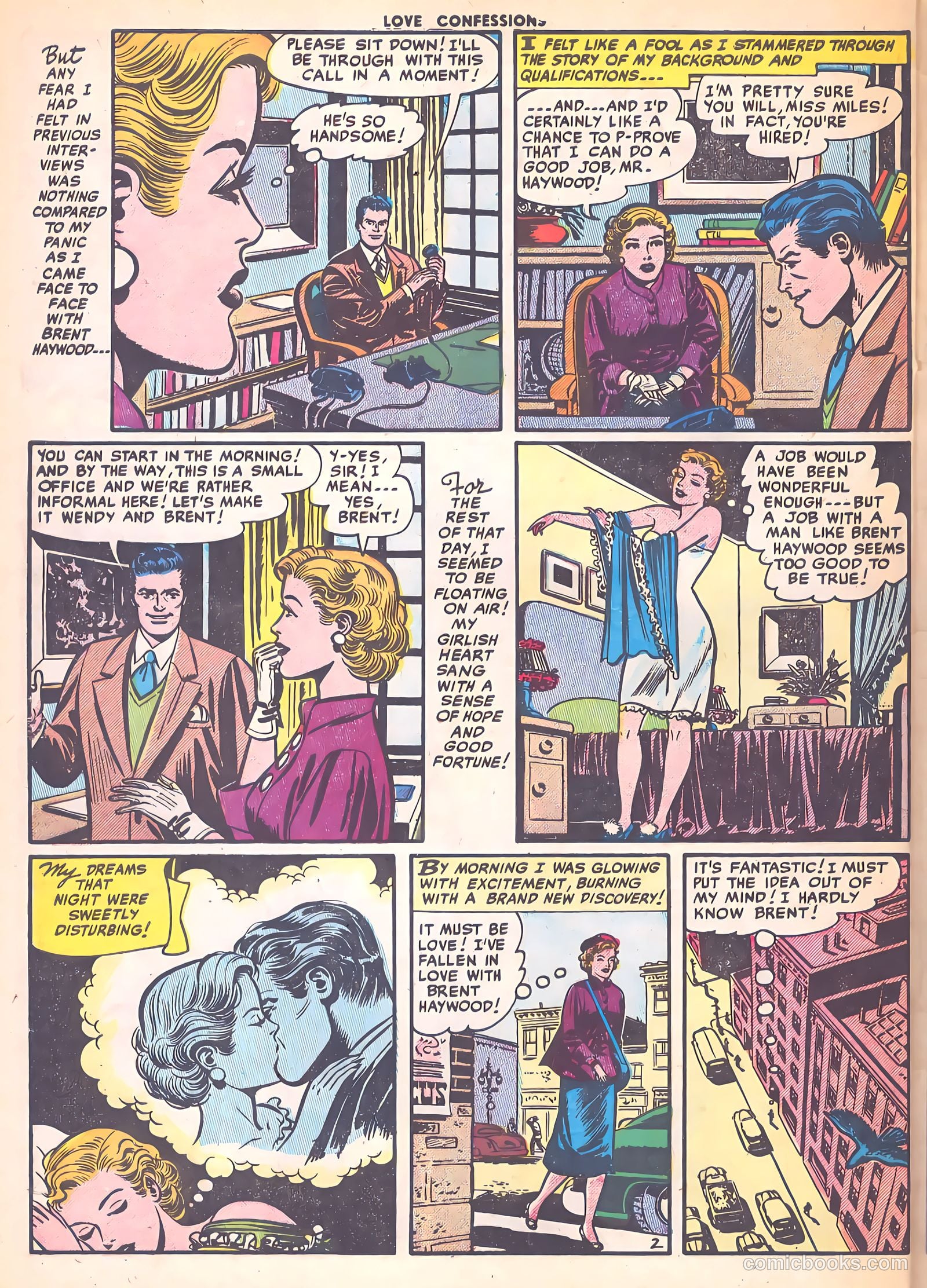 Love Confessions #41 (1955) — page 28 of 36