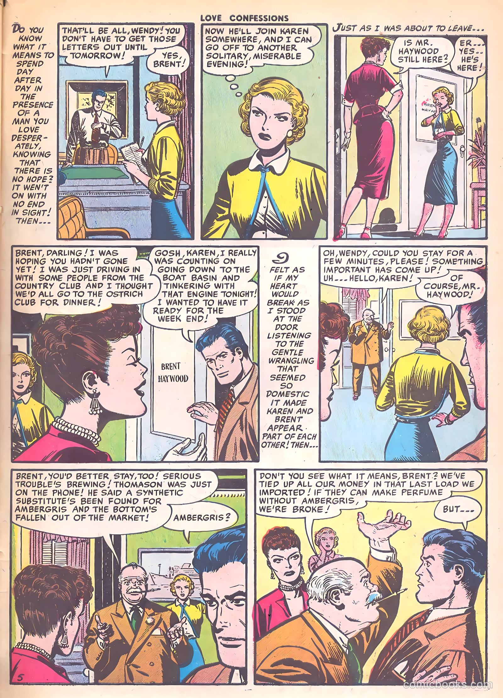Love Confessions #41 (1955) — page 31 of 36