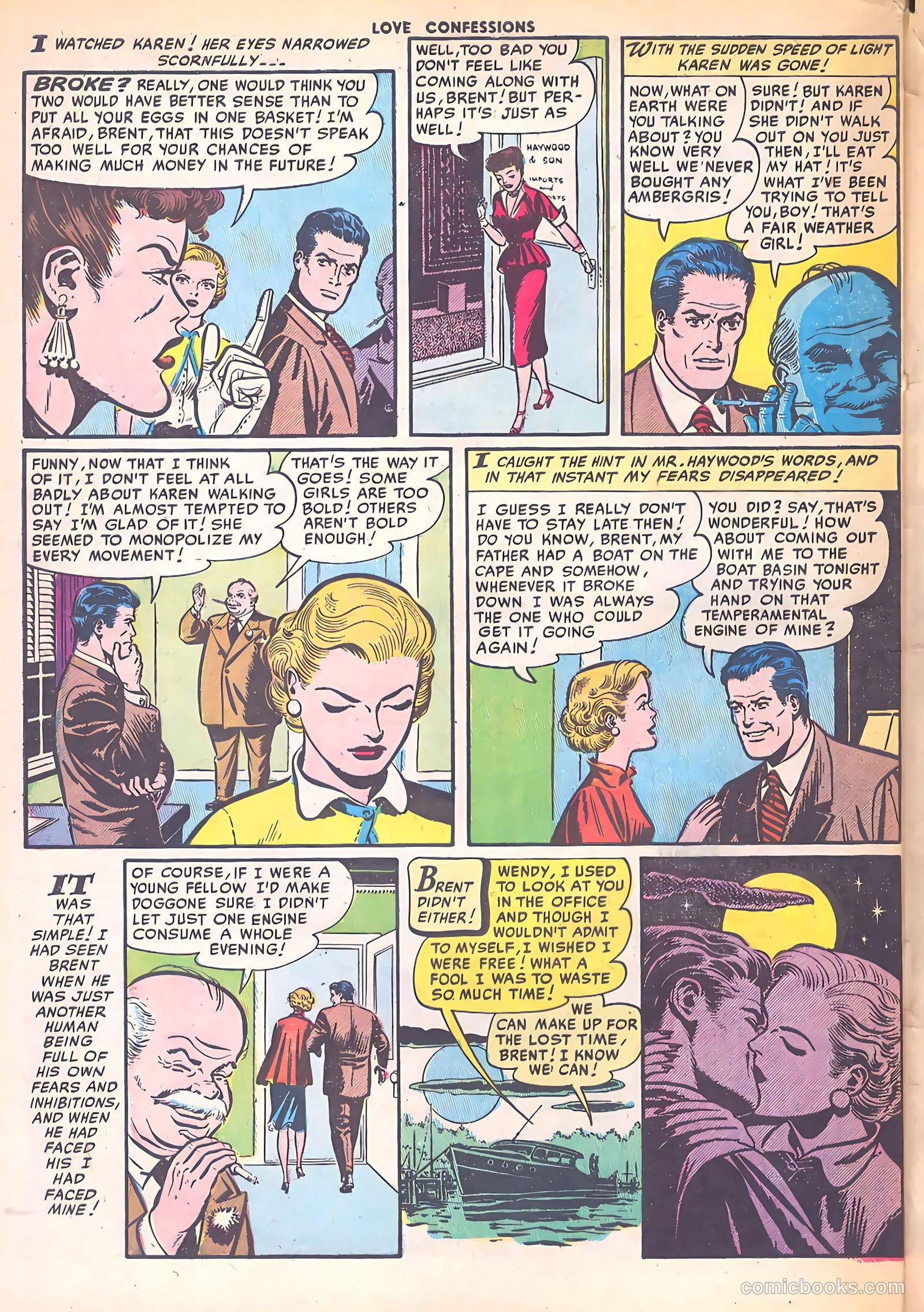 Love Confessions #41 (1955) — page 32 of 36