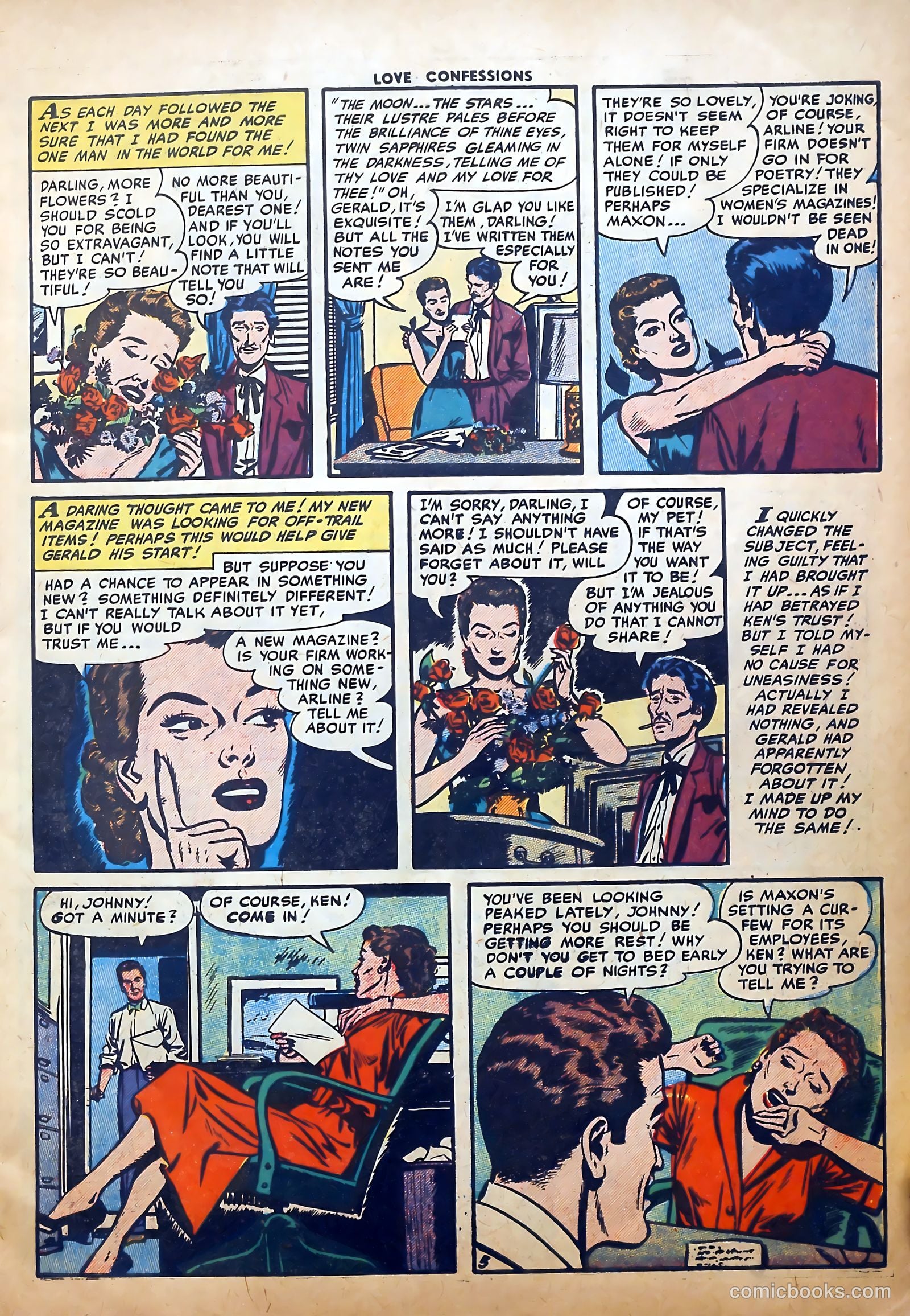 Love Confessions #42 (1955) — page 7 of 36
