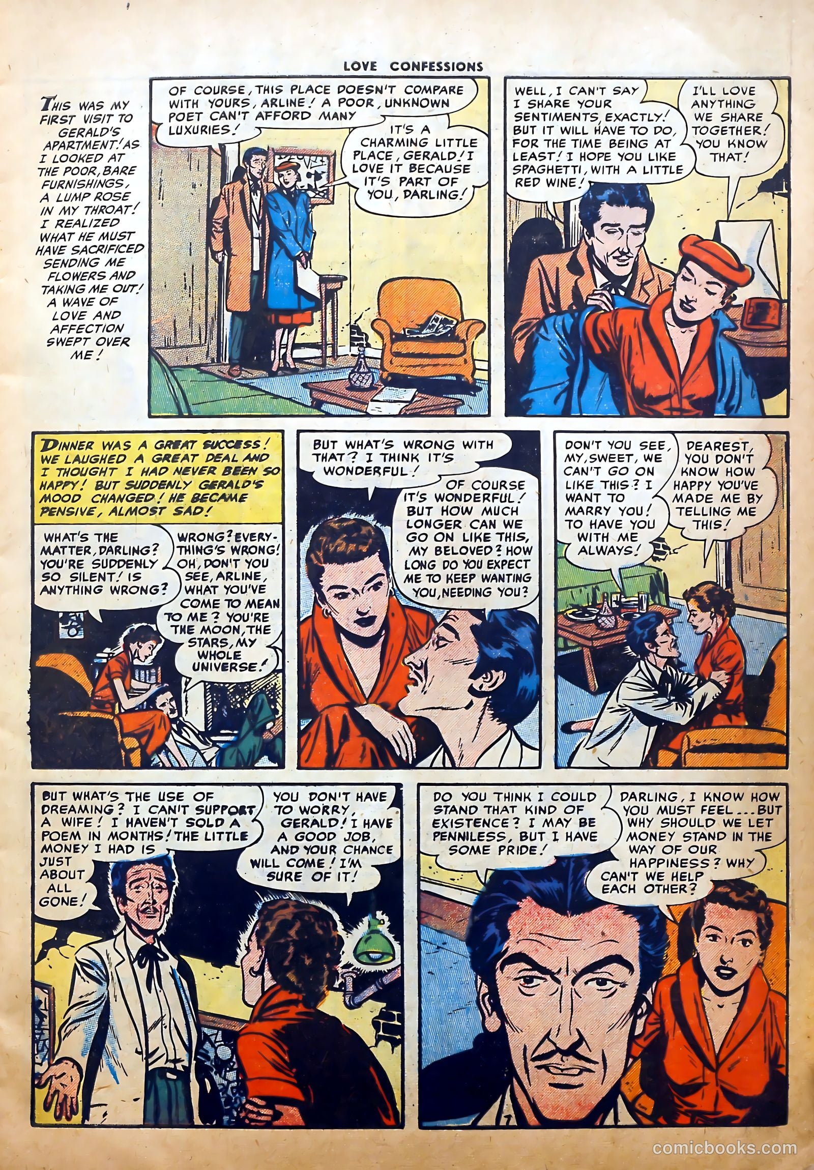 Love Confessions #42 (1955) — page 9 of 36