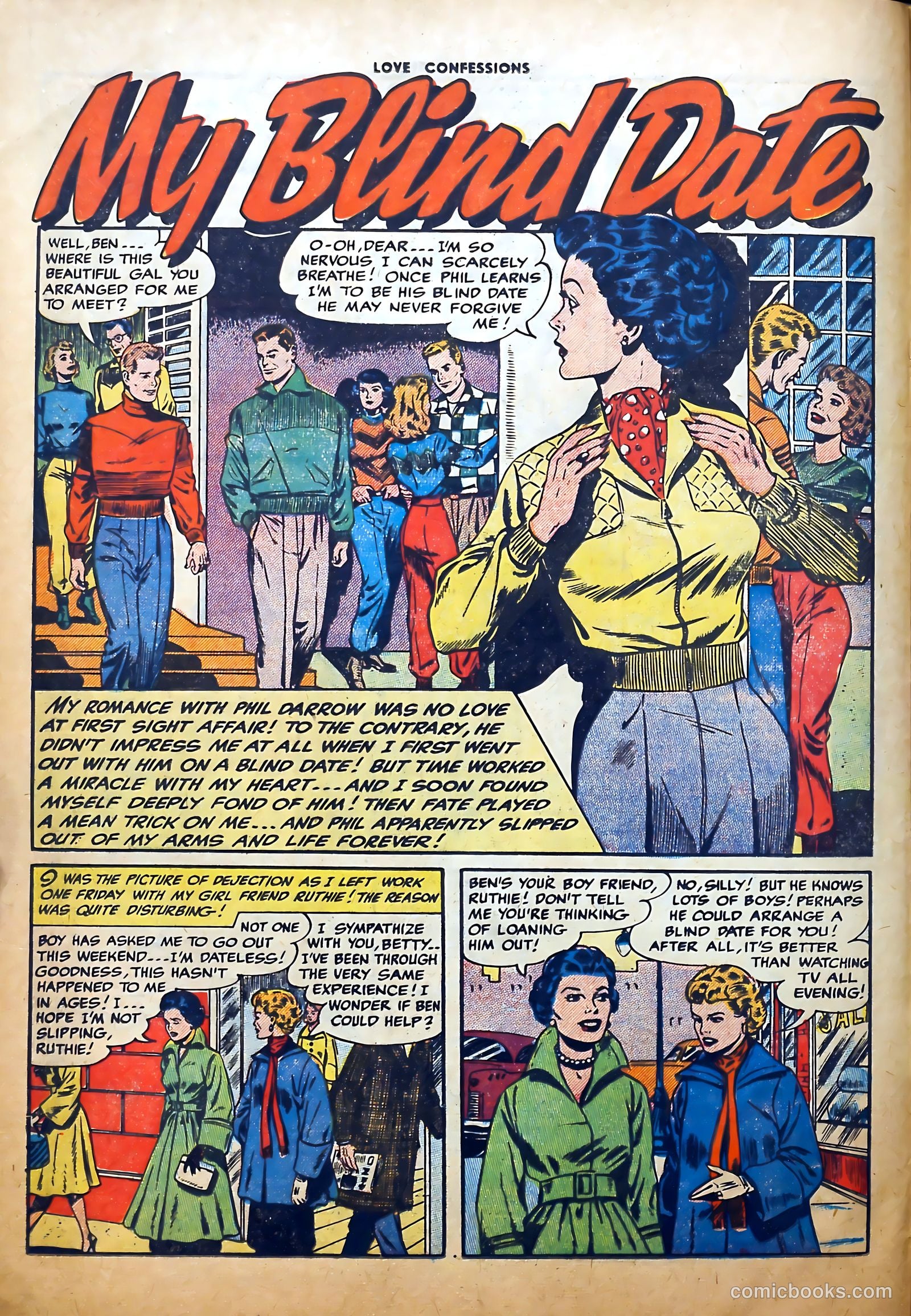 Love Confessions #42 (1955) — page 12 of 36