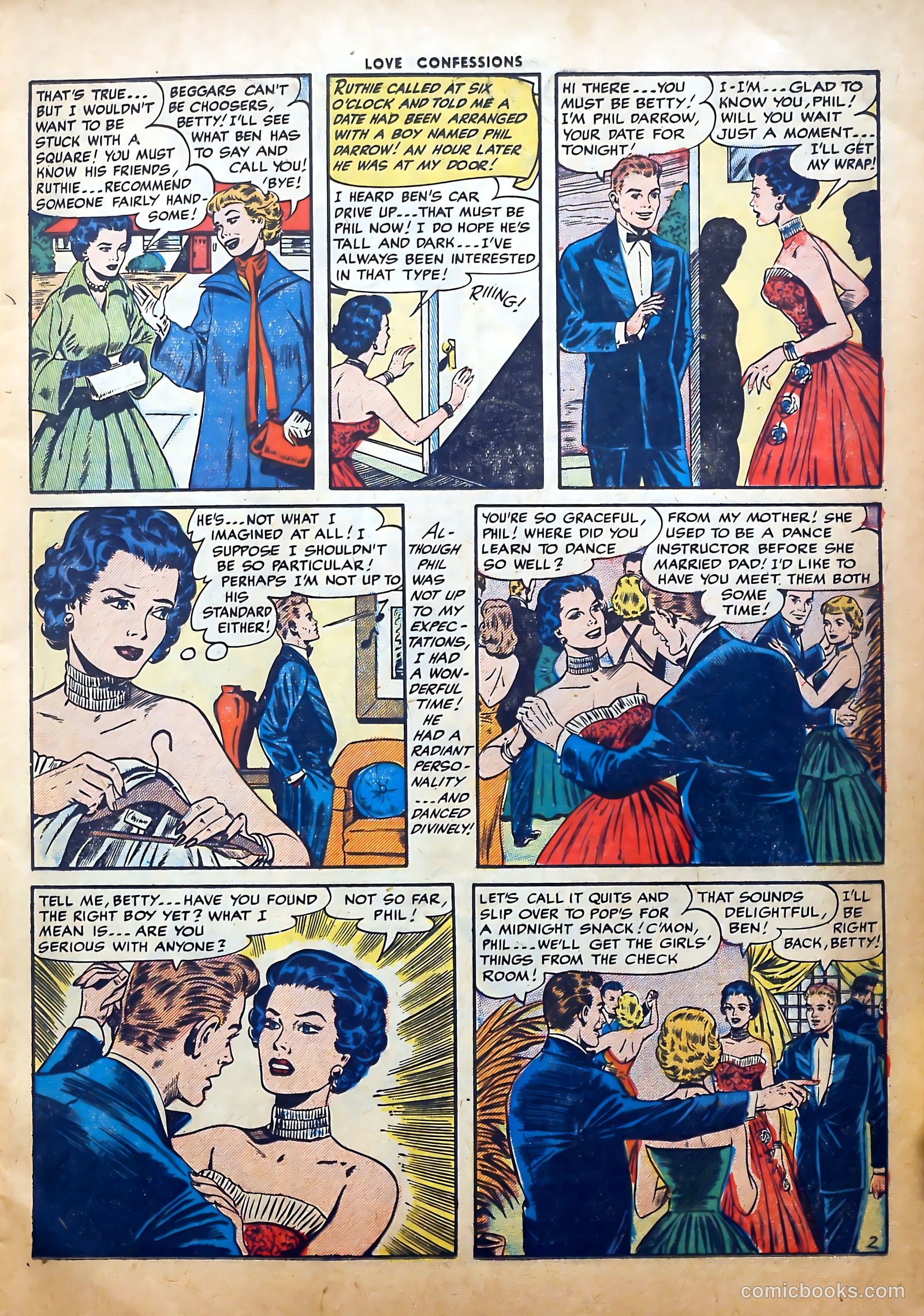 Love Confessions #42 (1955) — page 13 of 36