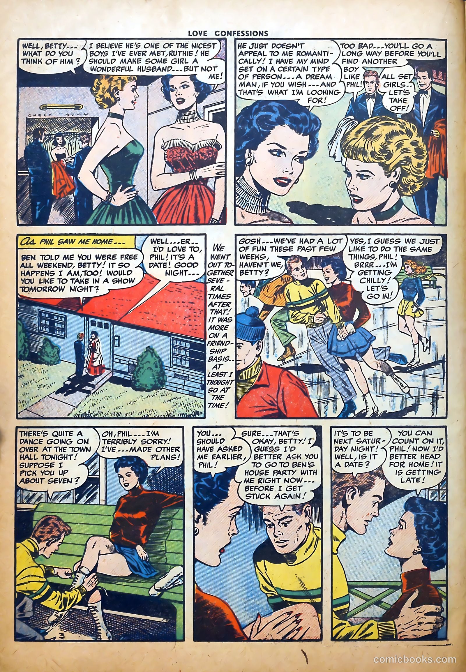 Love Confessions #42 (1955) — page 14 of 36