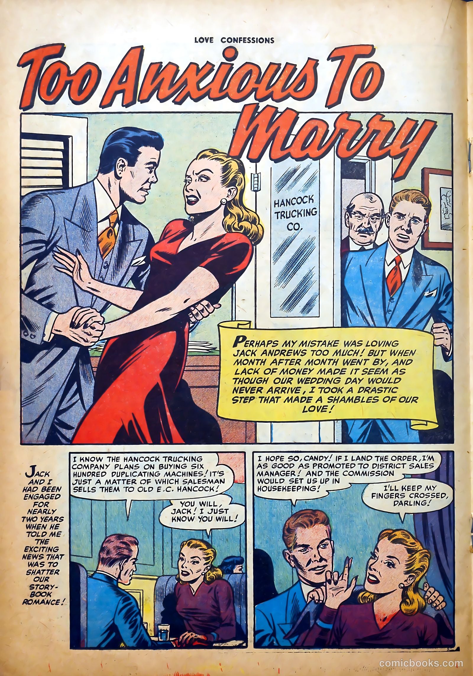 Love Confessions #42 (1955) — page 18 of 36