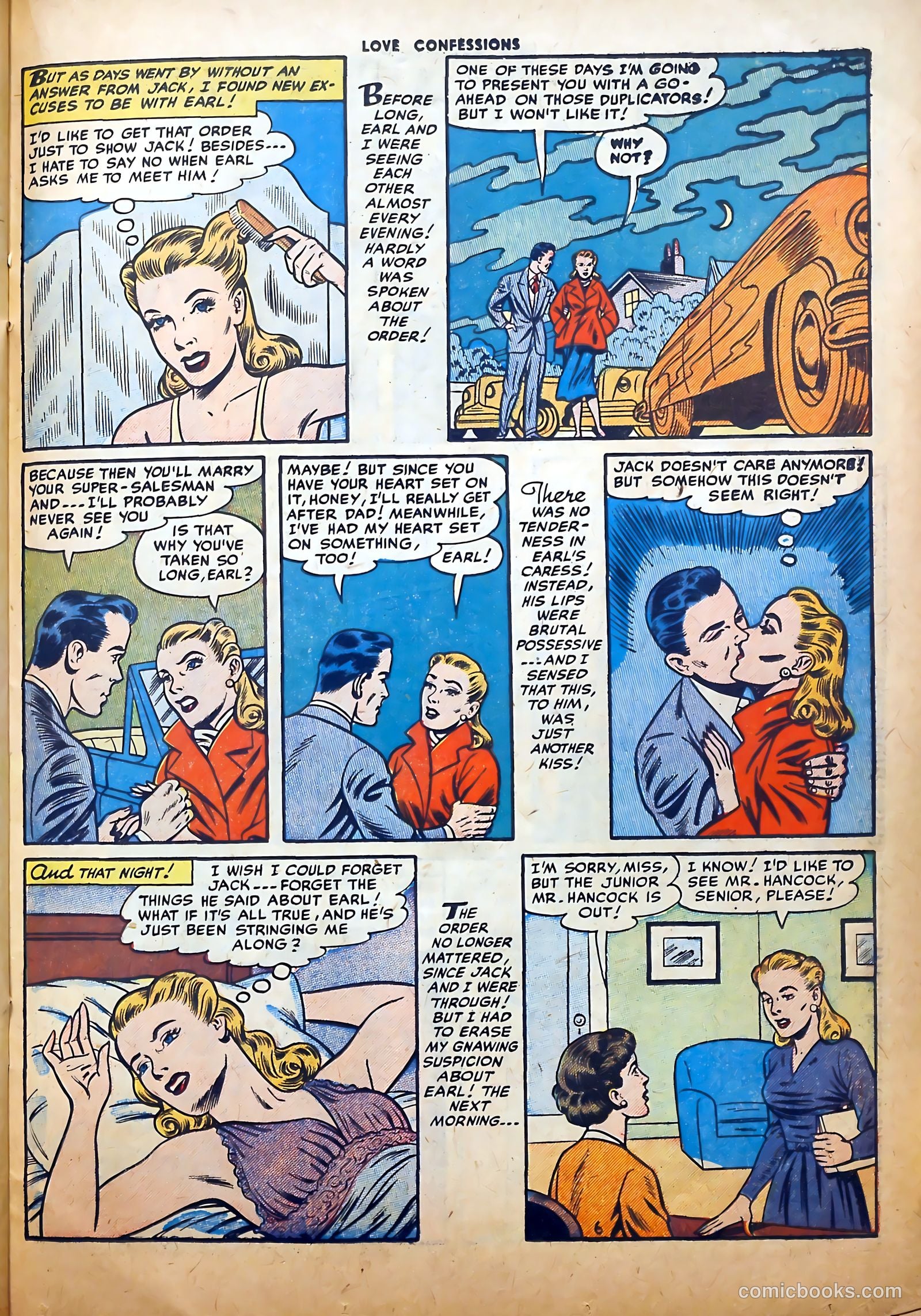 Love Confessions #42 (1955) — page 23 of 36