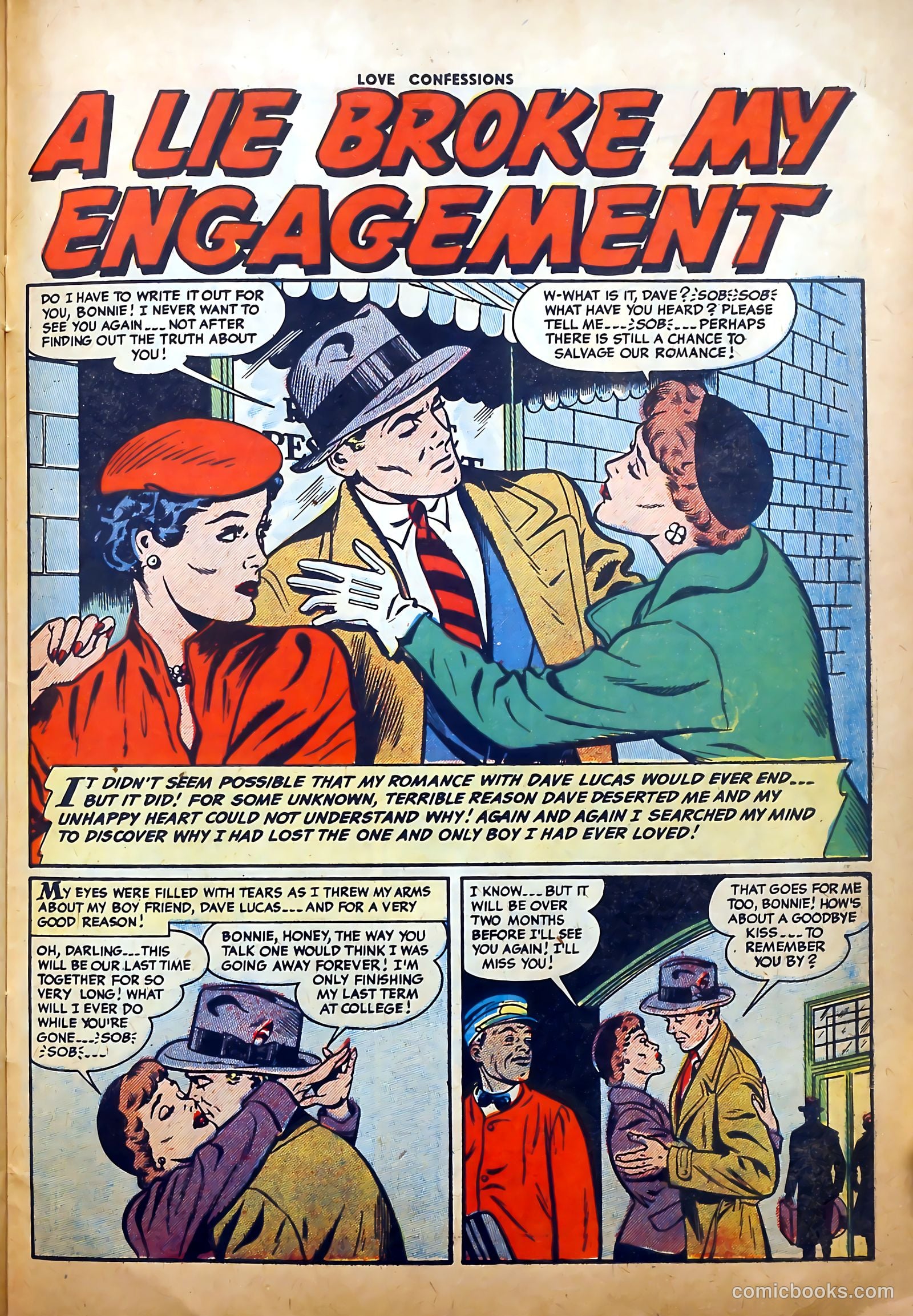 Love Confessions #42 (1955) — page 27 of 36