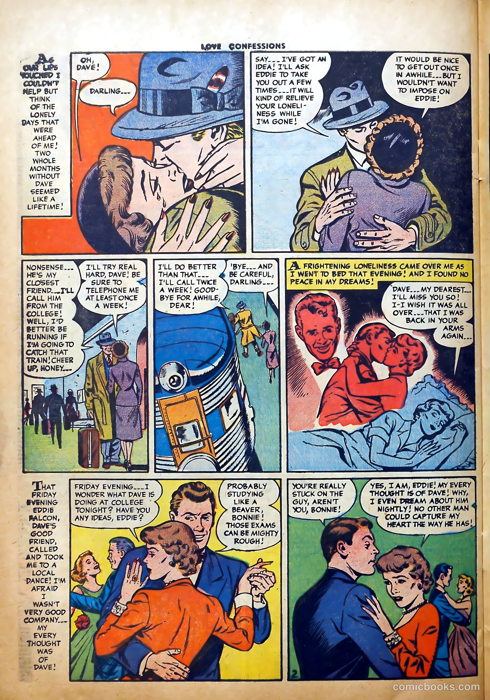 Love Confessions #42 (1955) — page 28 of 36