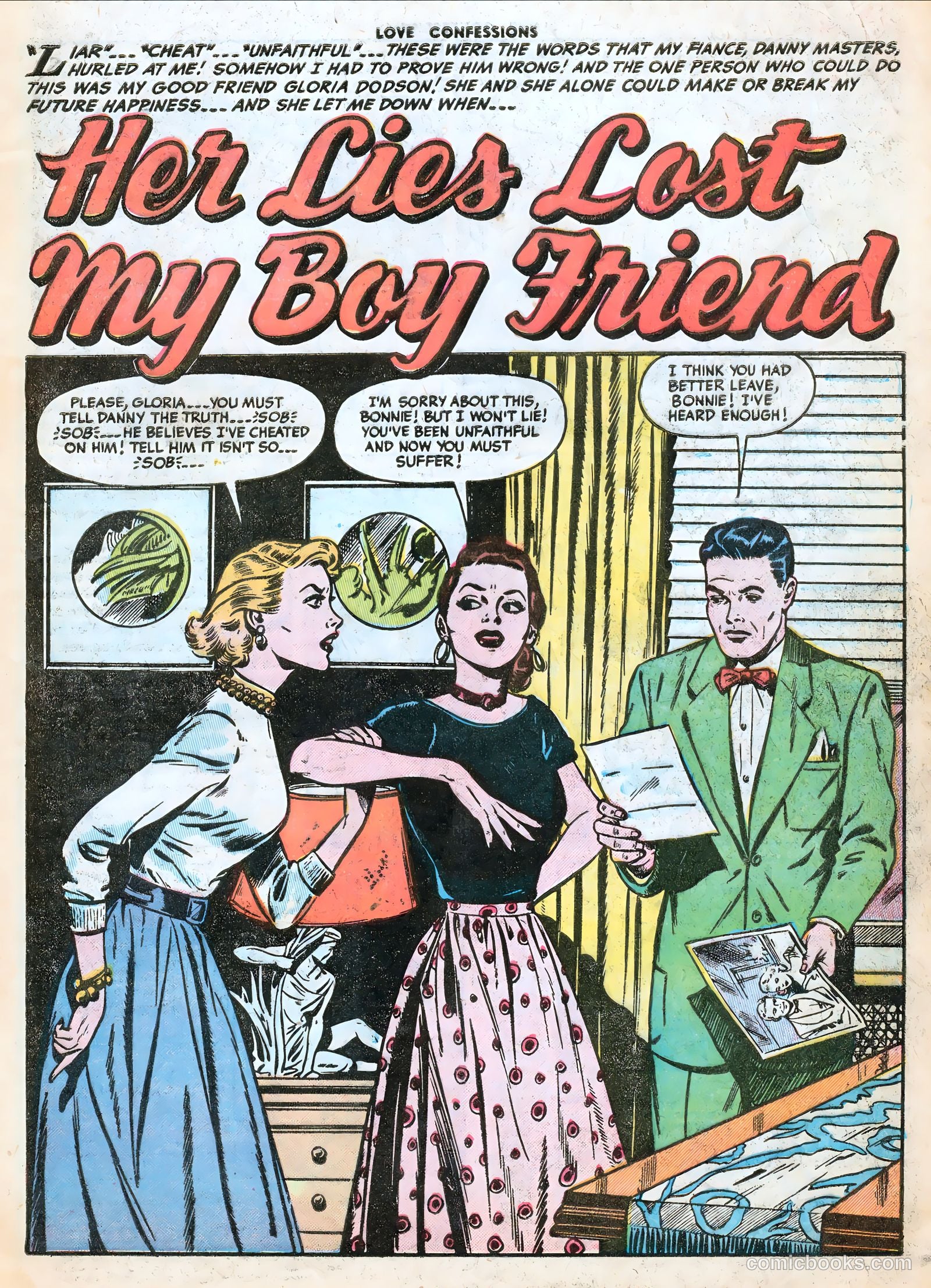 Love Confessions #43 (1955) — page 3 of 36