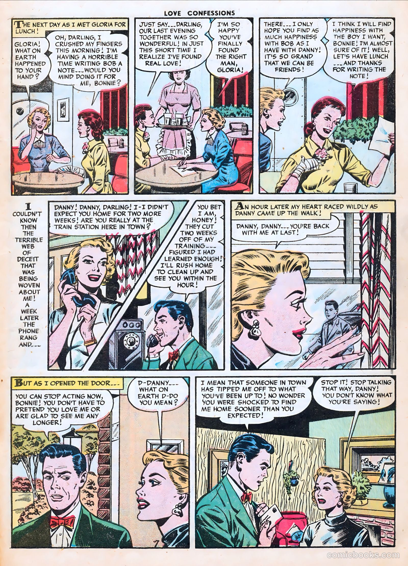 Love Confessions #43 (1955) — page 9 of 36