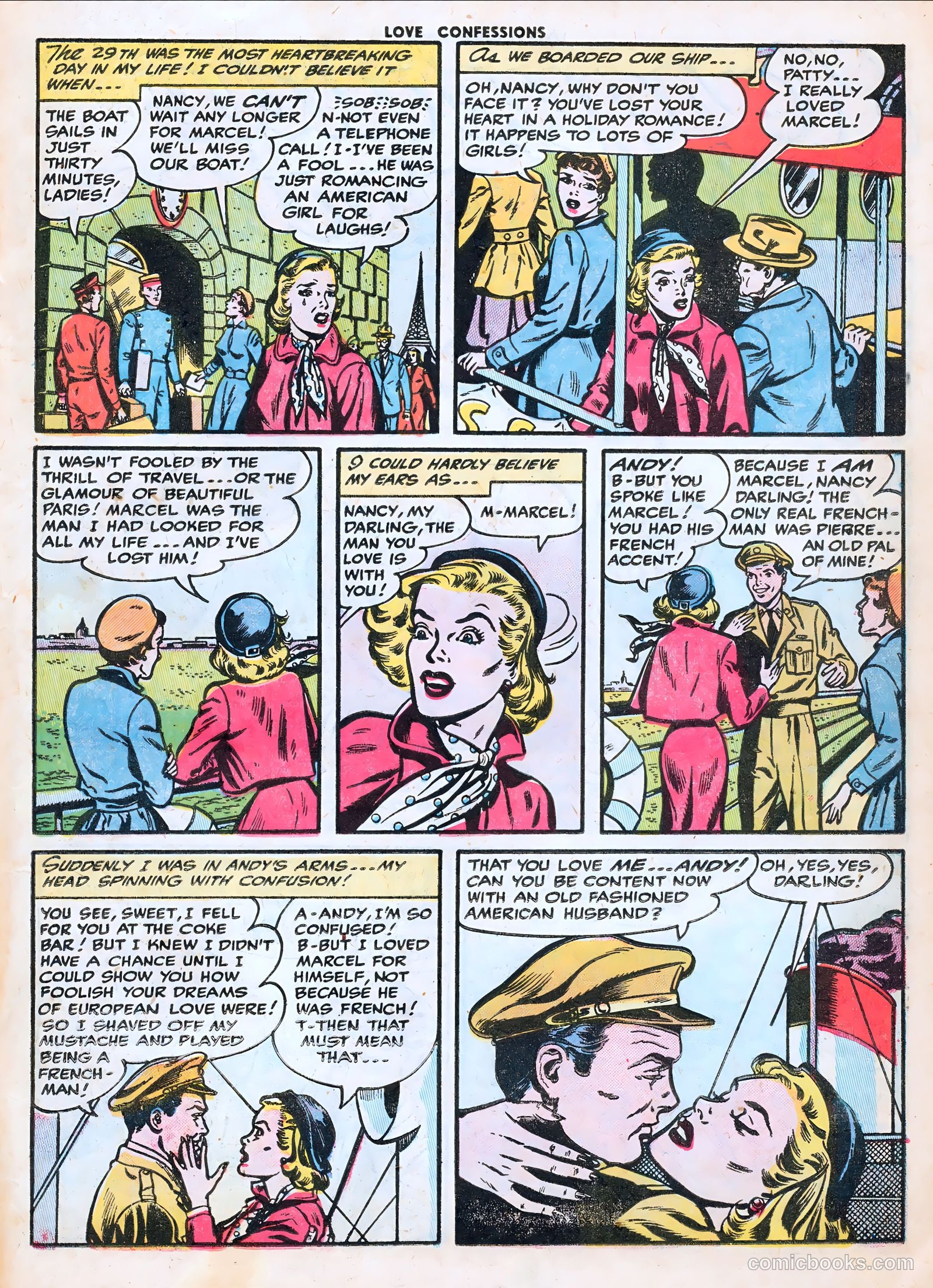 Love Confessions #43 (1955) — page 17 of 36