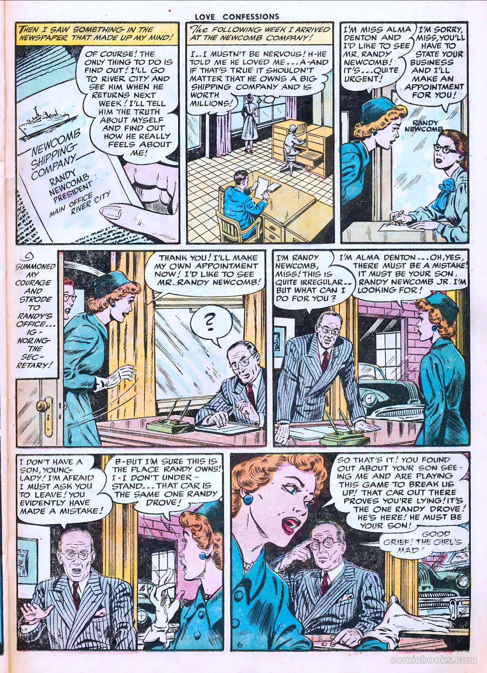 Love Confessions #43 (1955) — page 23 of 36