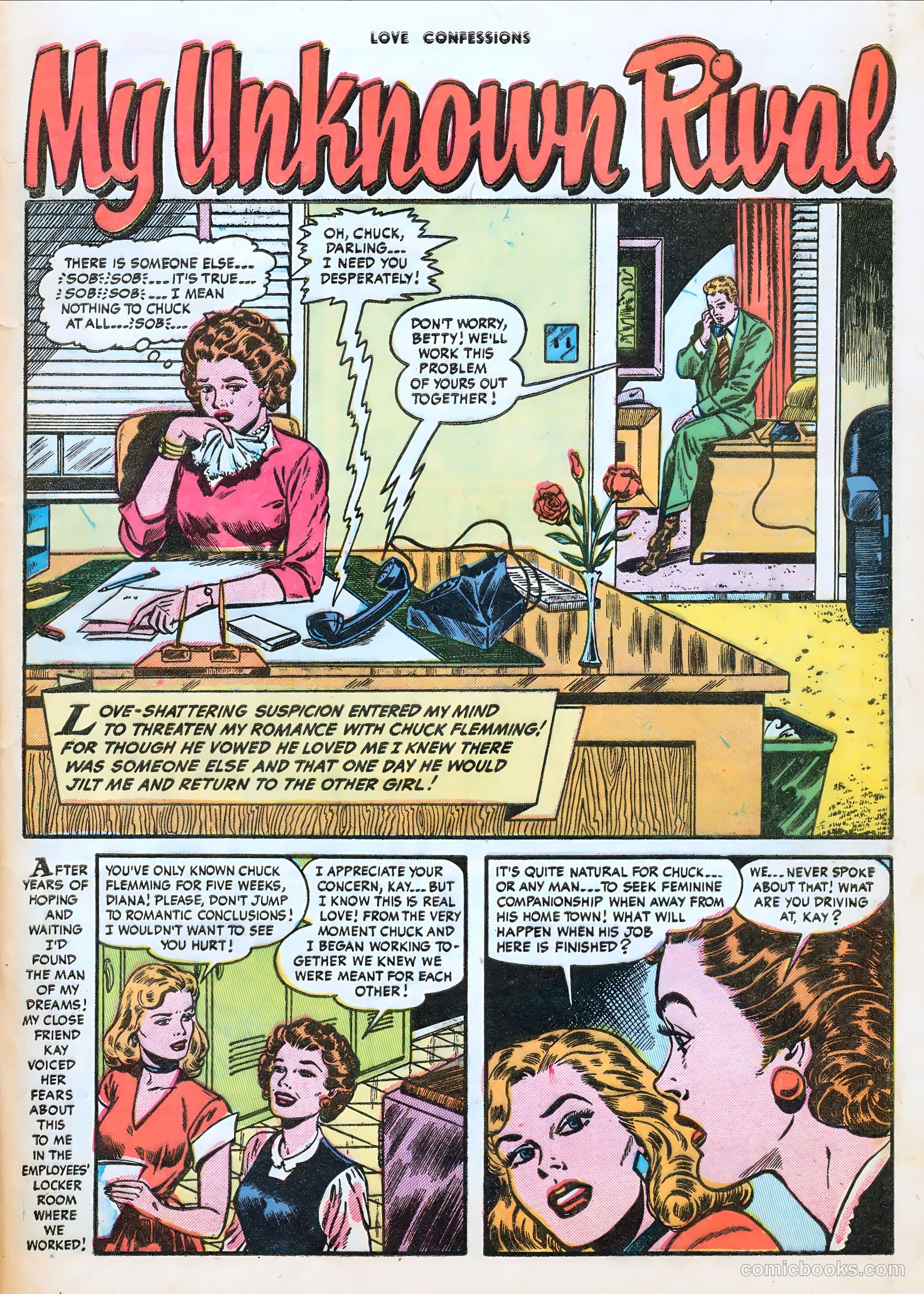 Love Confessions #43 (1955) — page 27 of 36