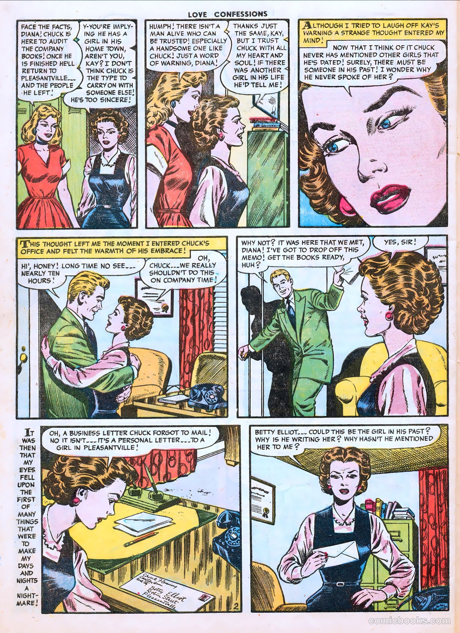 Love Confessions #43 (1955) — page 28 of 36