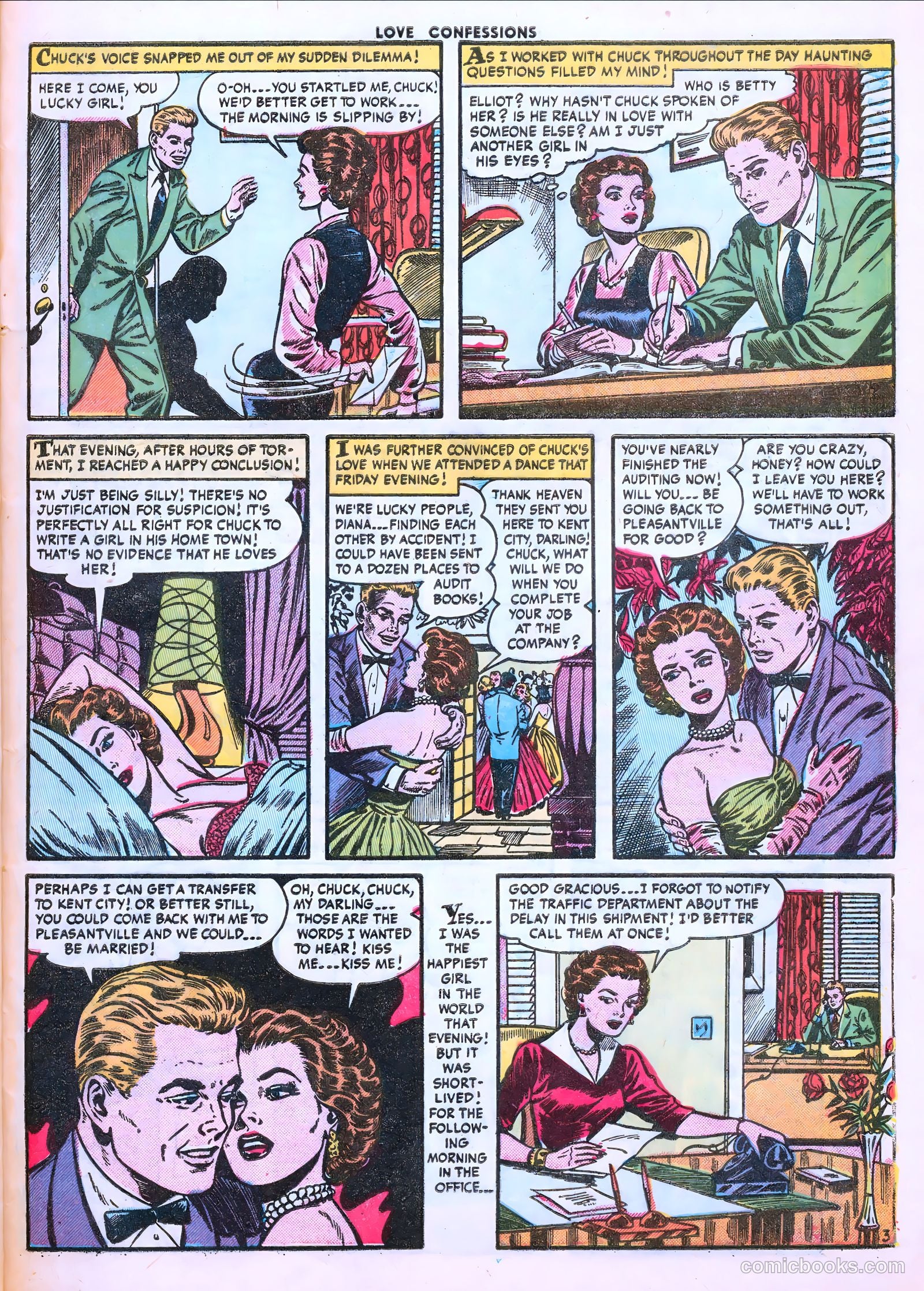 Love Confessions #43 (1955) — page 29 of 36