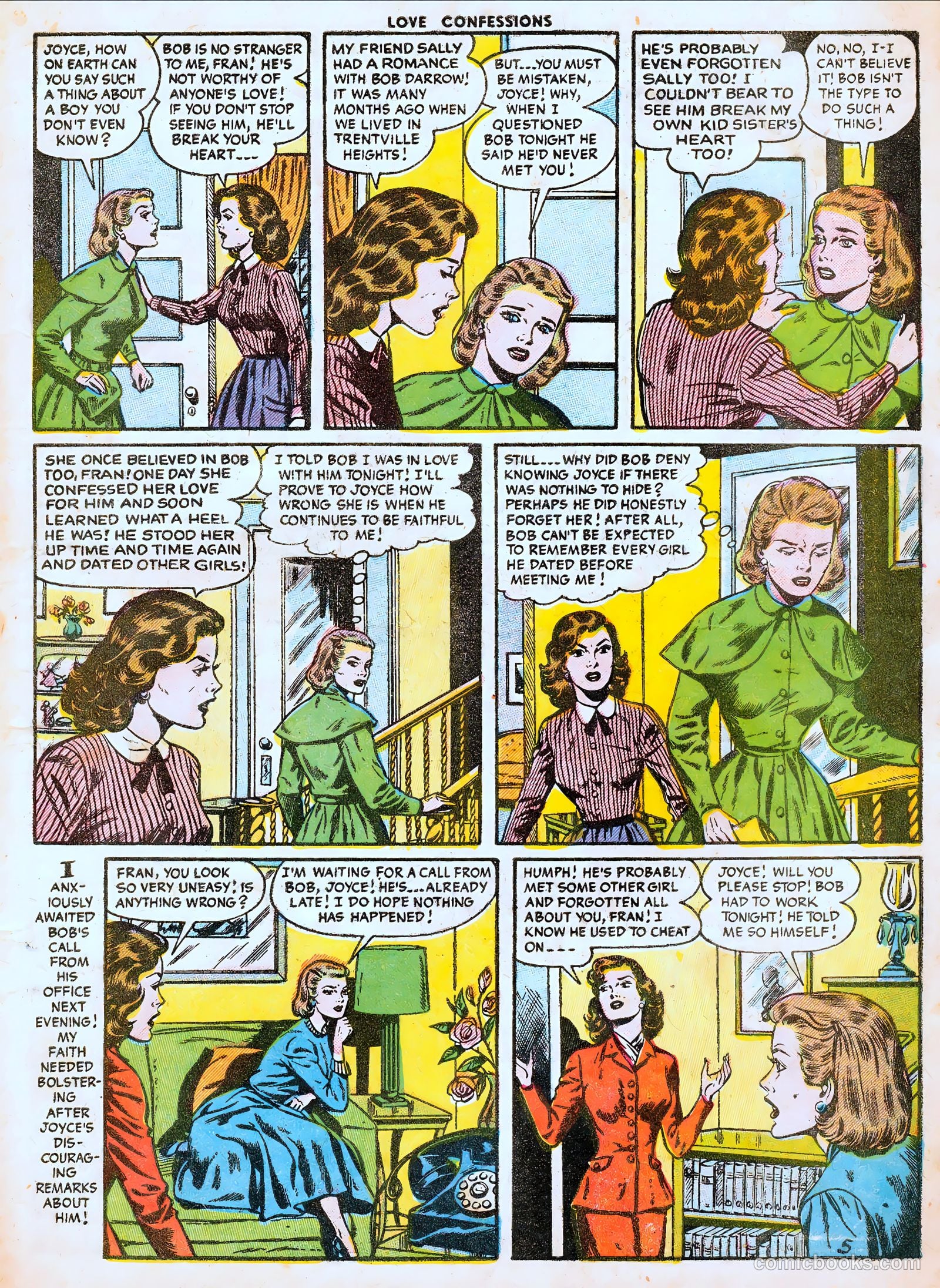 Love Confessions #44 (1955) — page 7 of 36