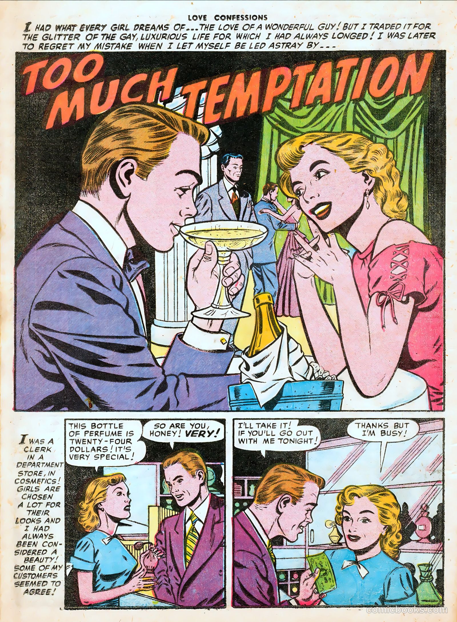 Love Confessions #44 (1955) — page 12 of 36