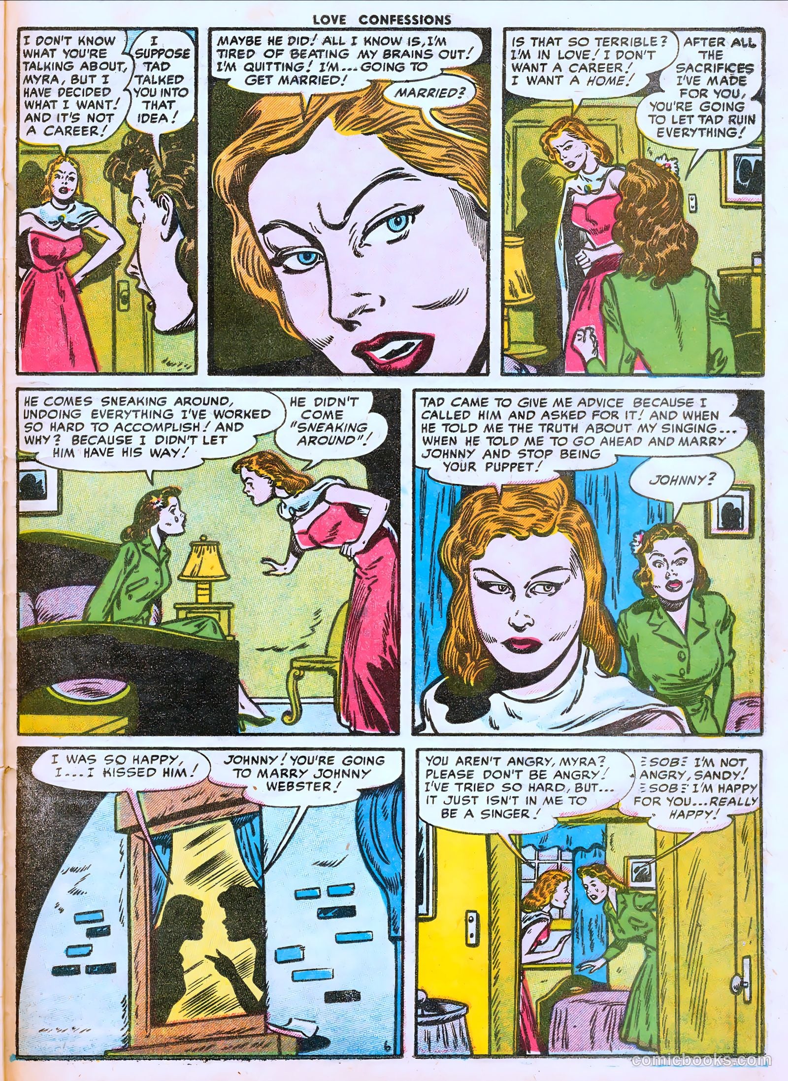 Love Confessions #44 (1955) — page 23 of 36
