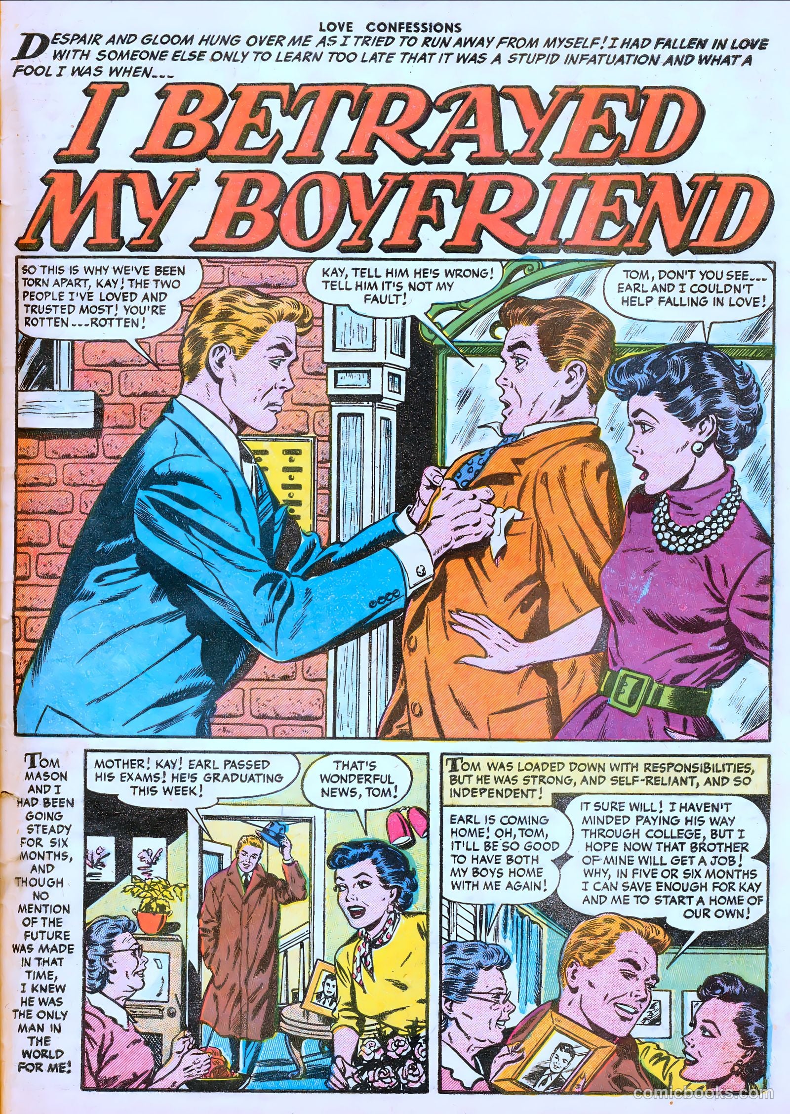 Love Confessions #44 (1955) — page 27 of 36