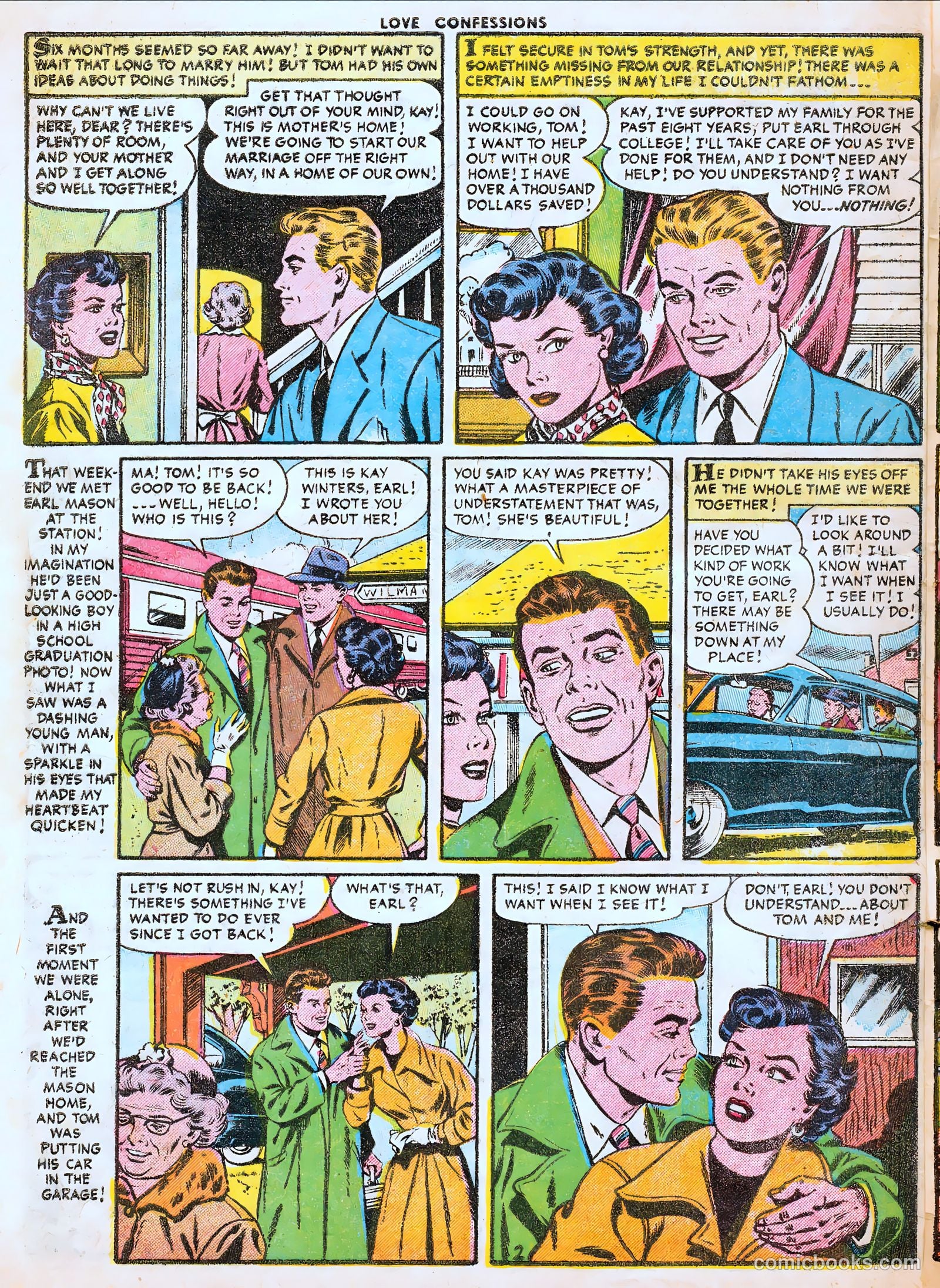 Love Confessions #44 (1955) — page 28 of 36