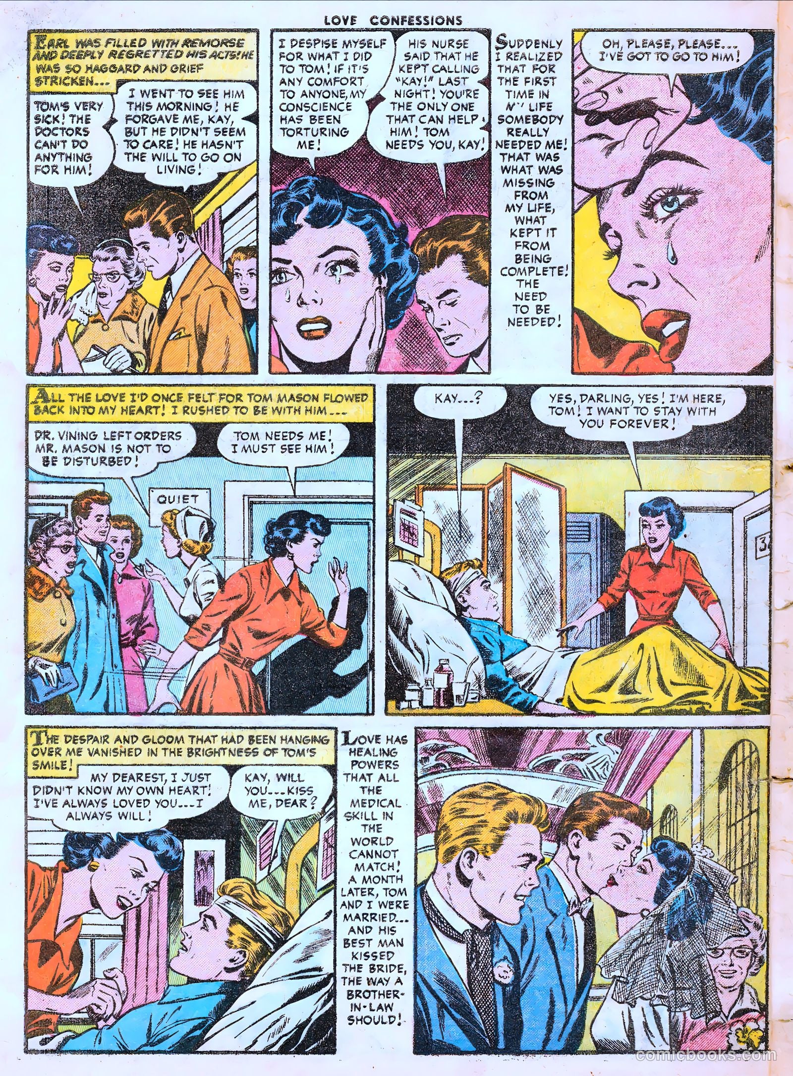 Love Confessions #44 (1955) — page 32 of 36