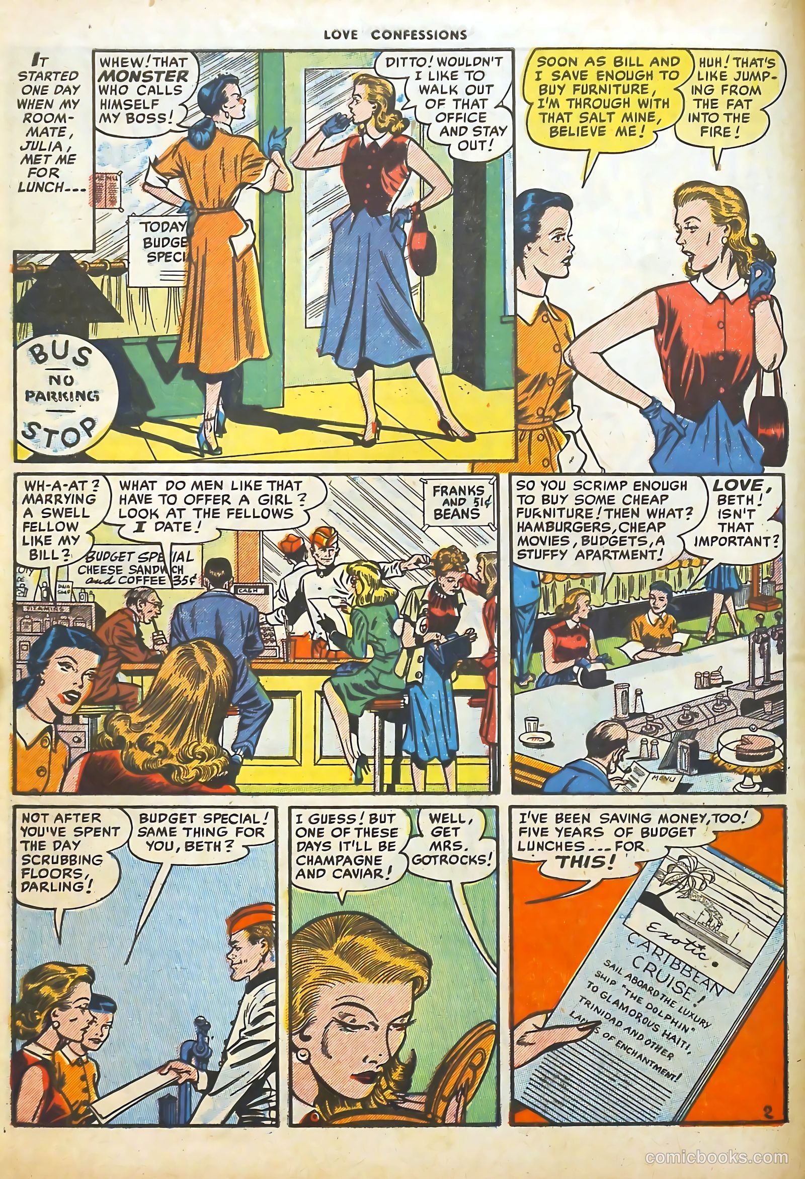 Love Confessions #45 (1955) — page 4 of 36