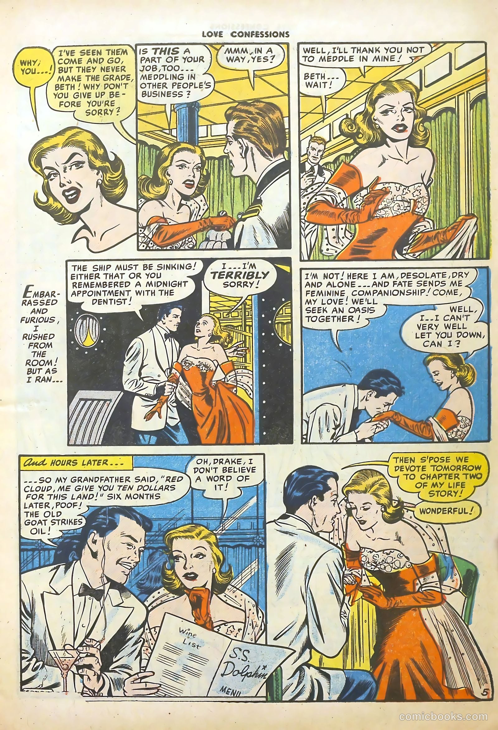 Love Confessions #45 (1955) — page 7 of 36