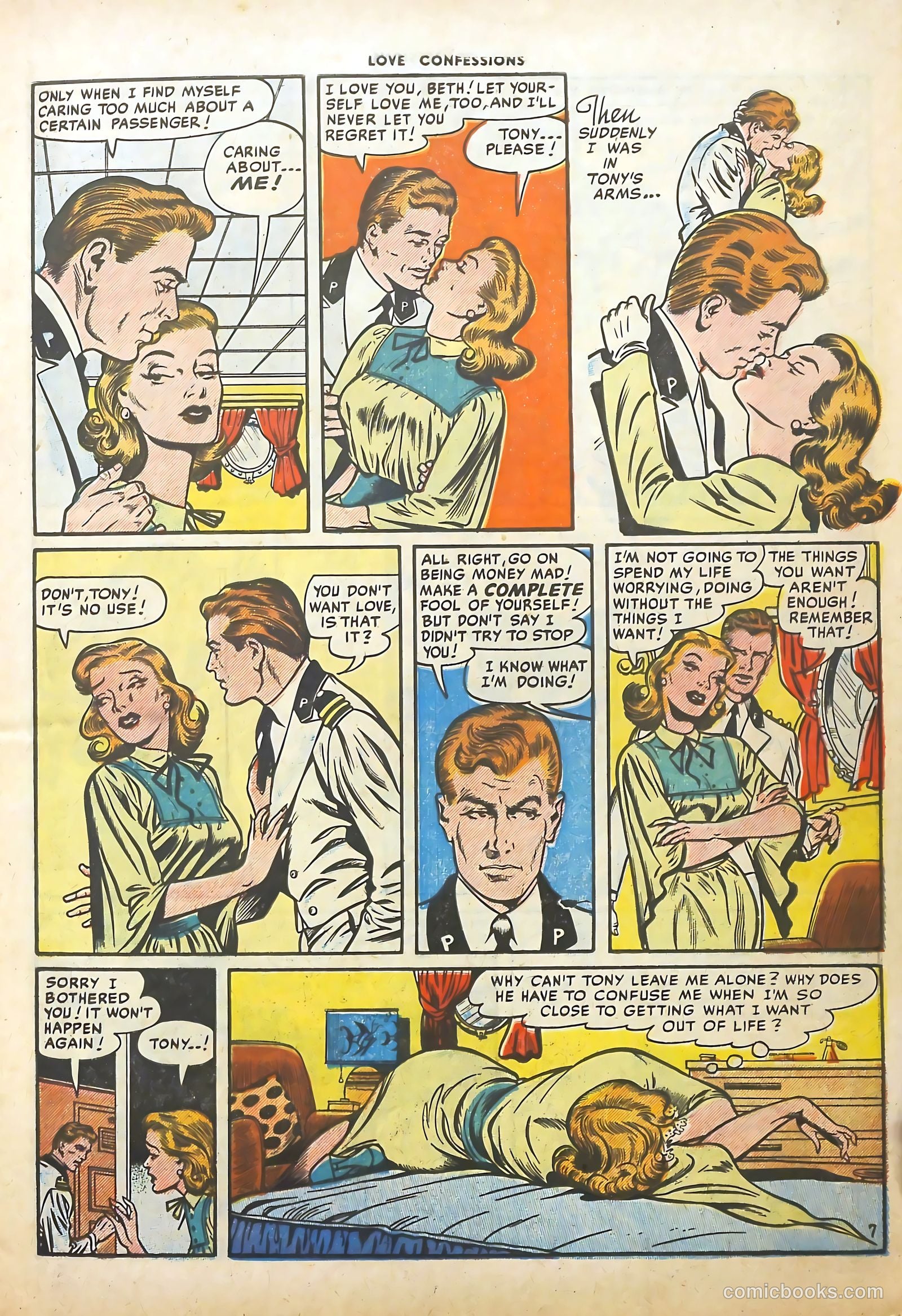 Love Confessions #45 (1955) — page 9 of 36