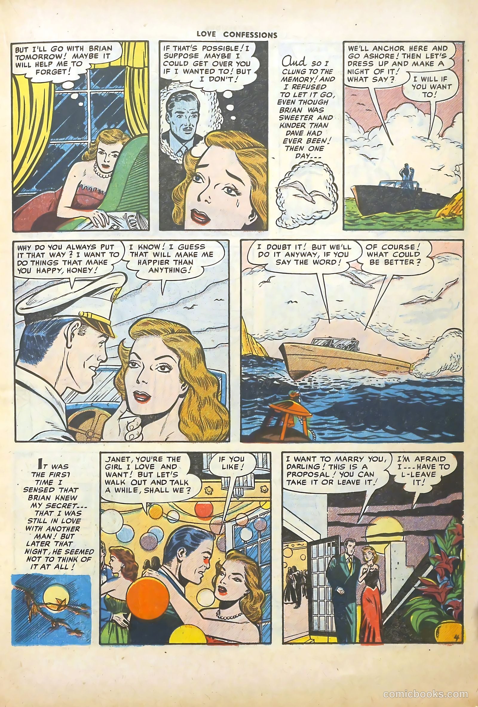 Love Confessions #45 (1955) — page 15 of 36