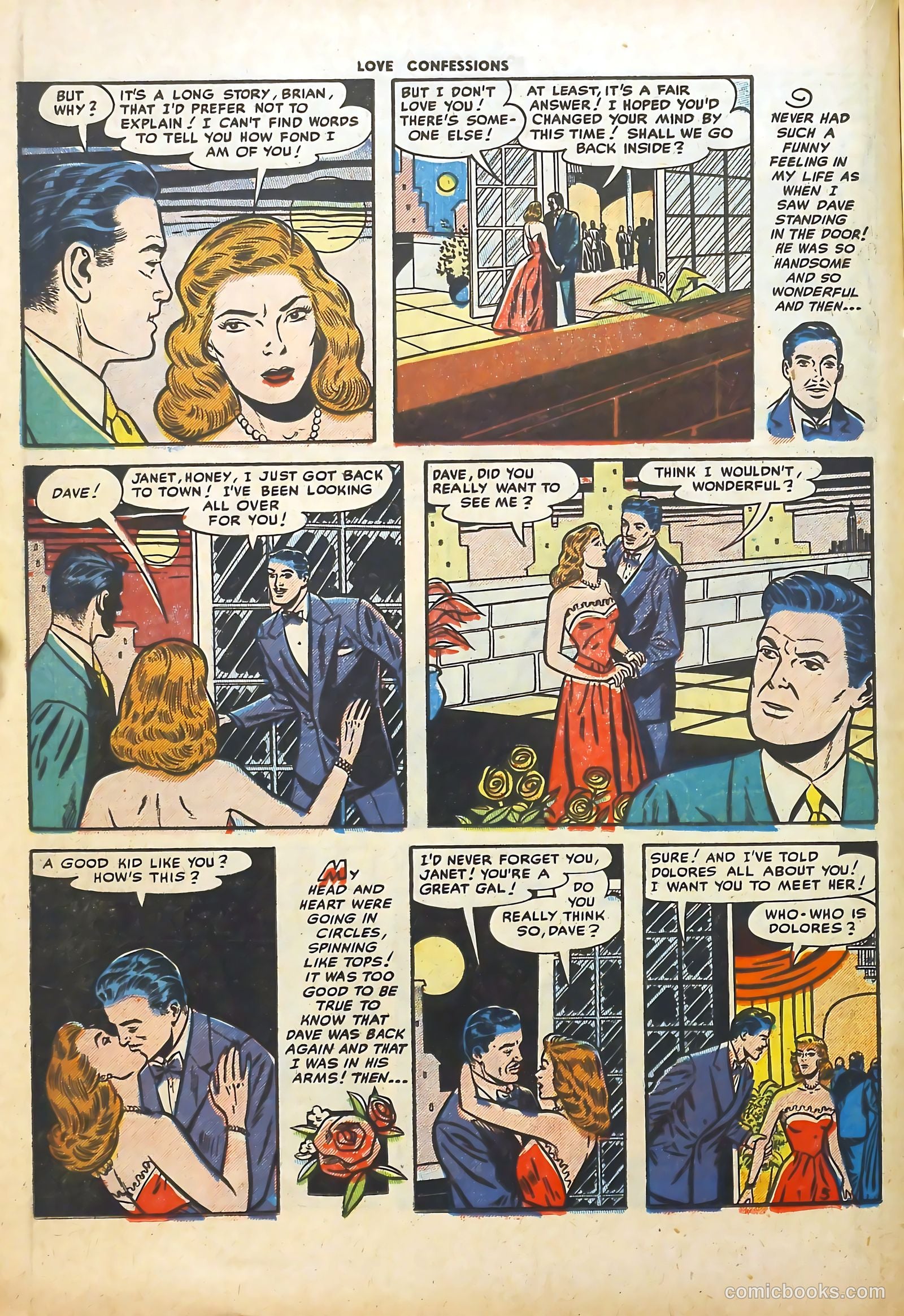 Love Confessions #45 (1955) — page 16 of 36