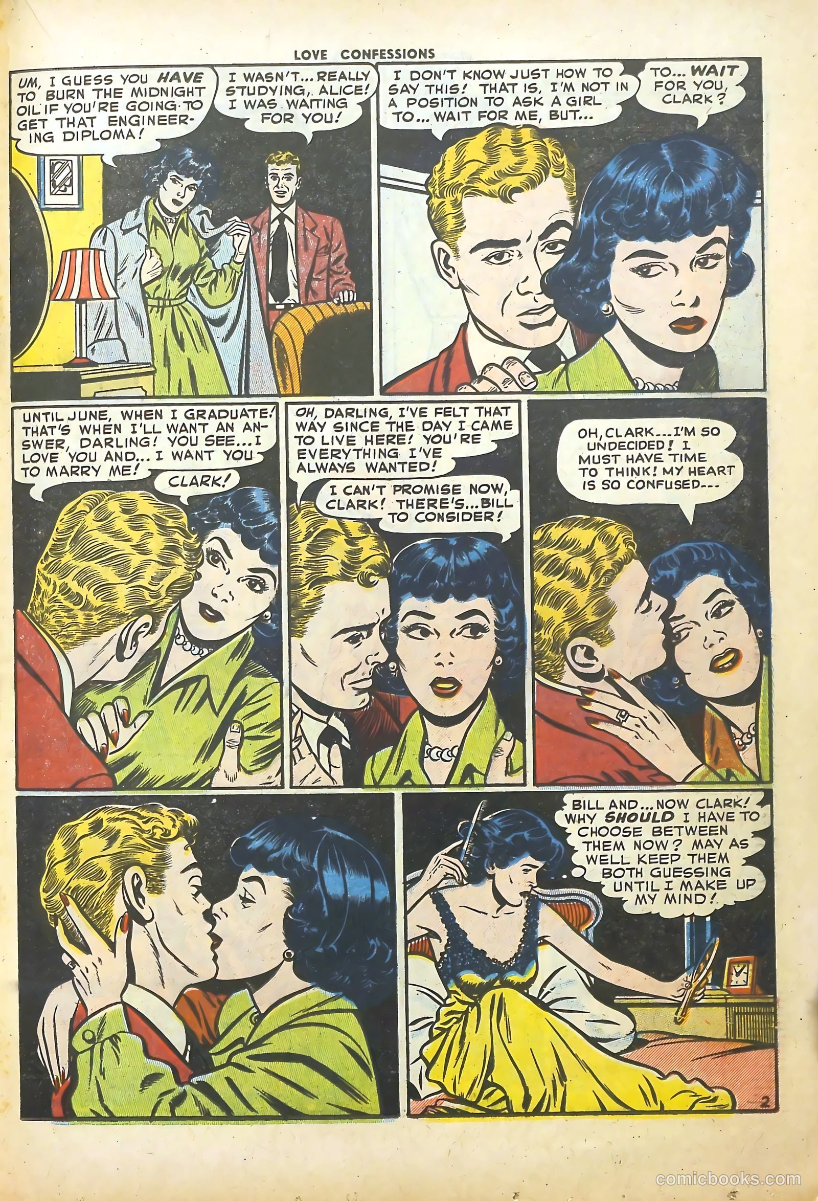 Love Confessions #45 (1955) — page 19 of 36