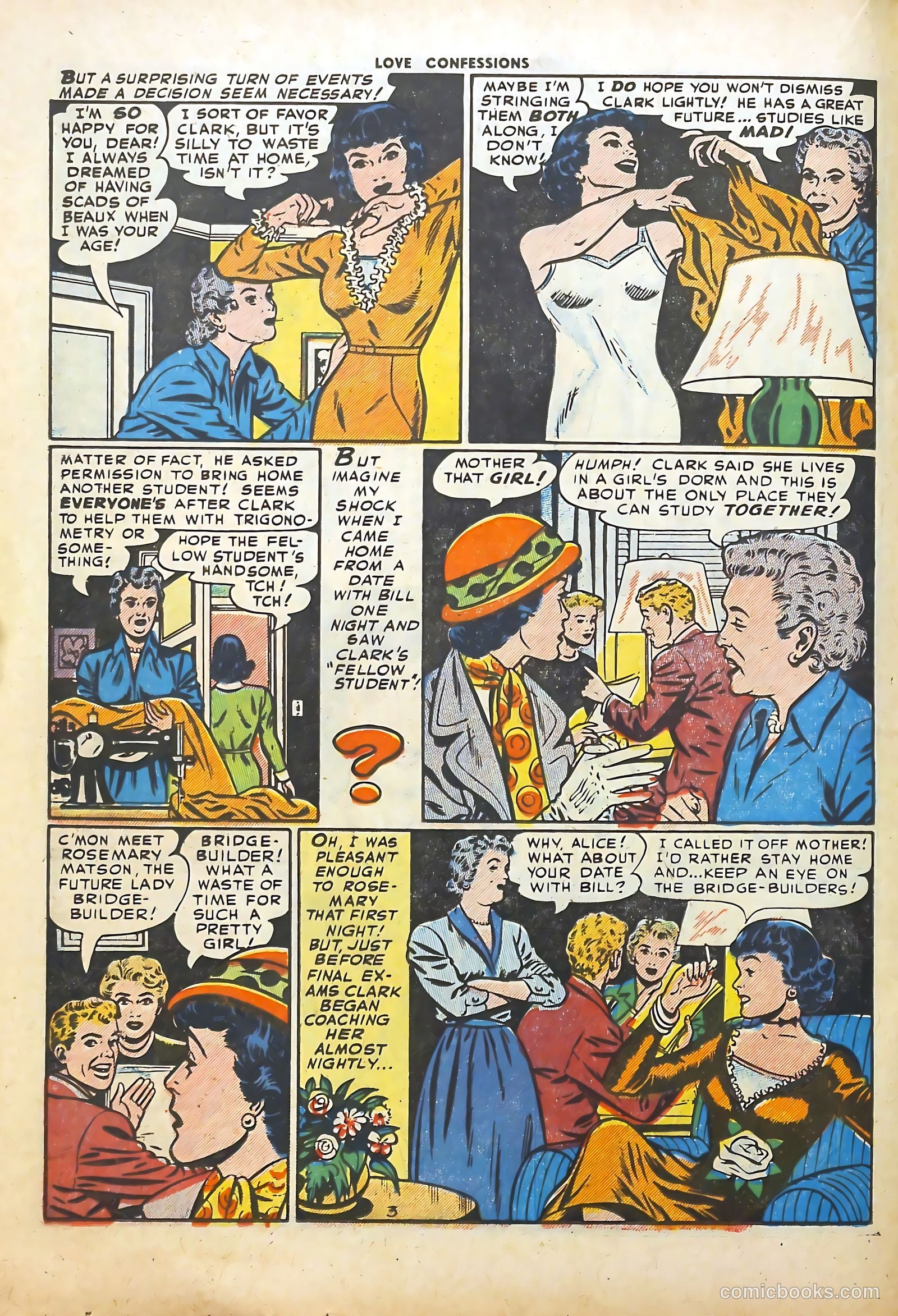 Love Confessions #45 (1955) — page 20 of 36