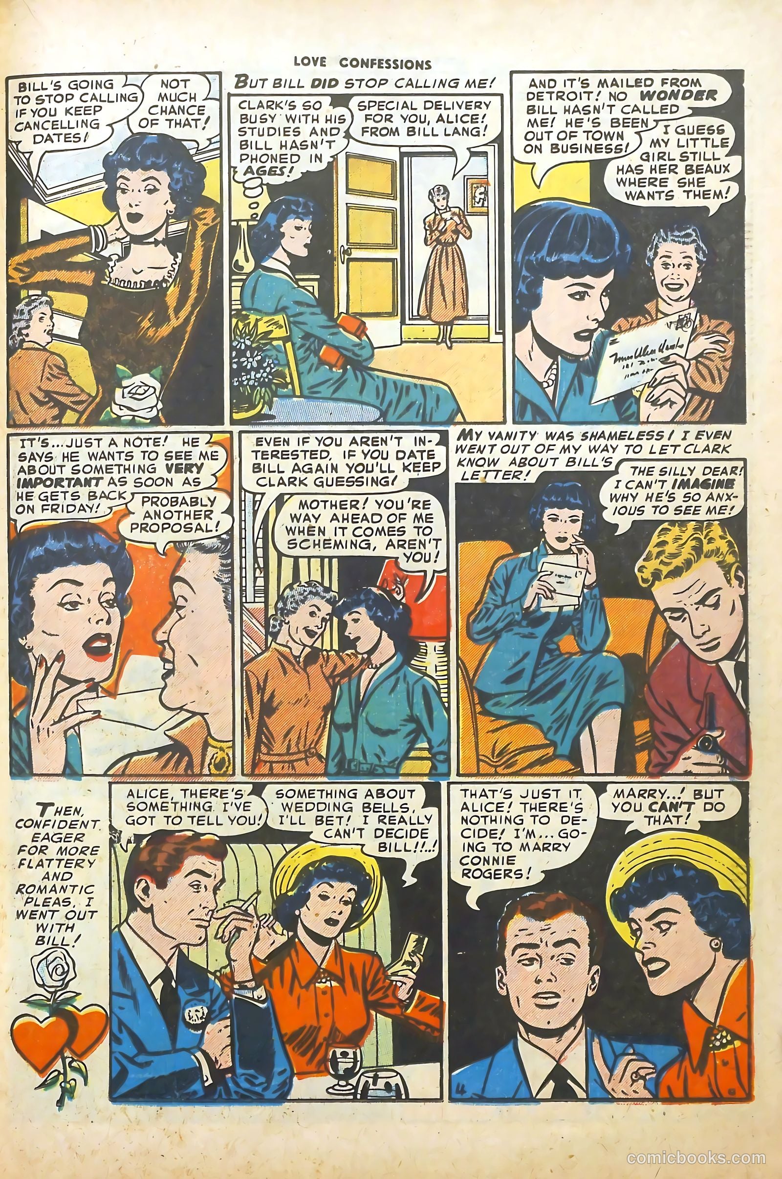 Love Confessions #45 (1955) — page 21 of 36