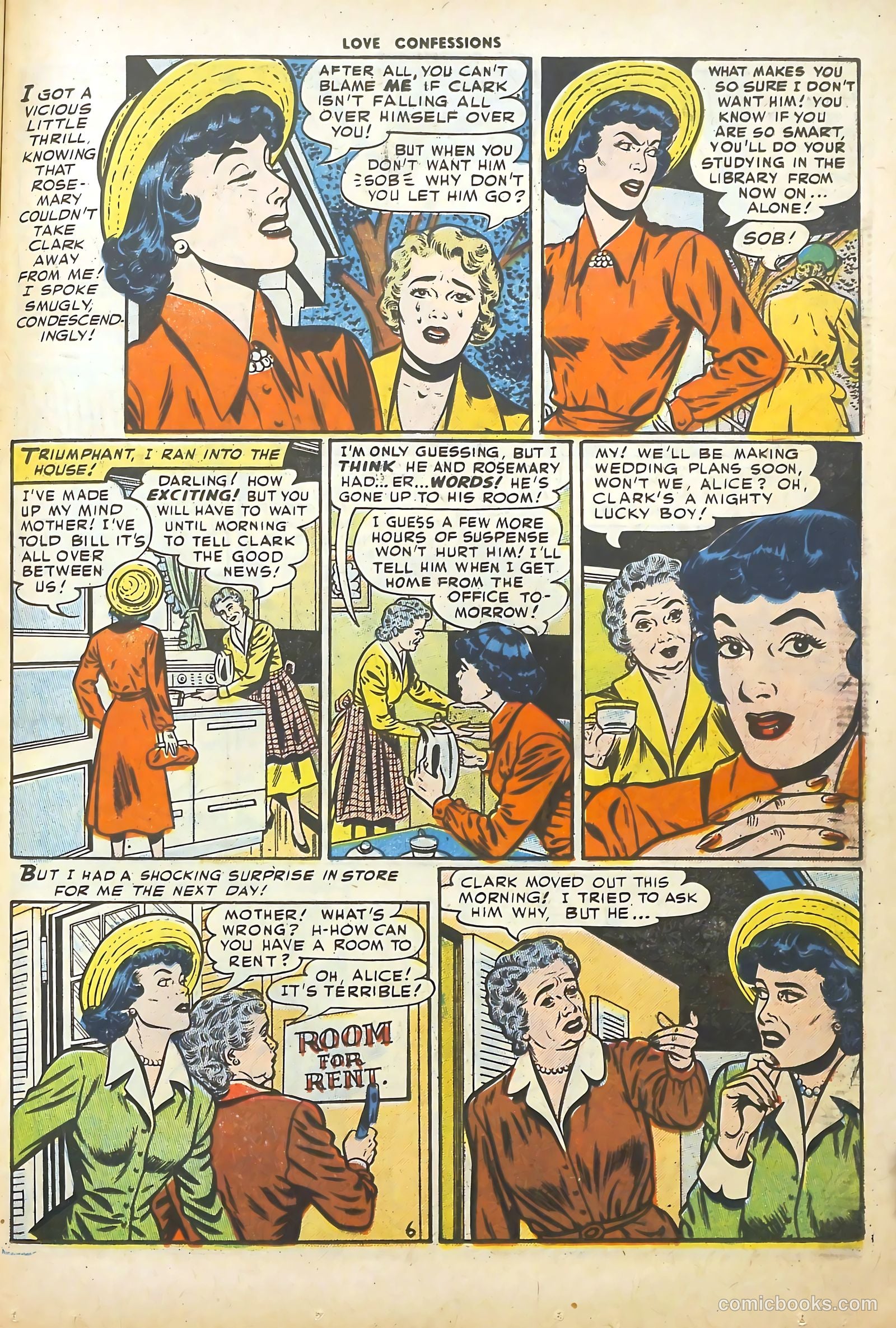 Love Confessions #45 (1955) — page 23 of 36