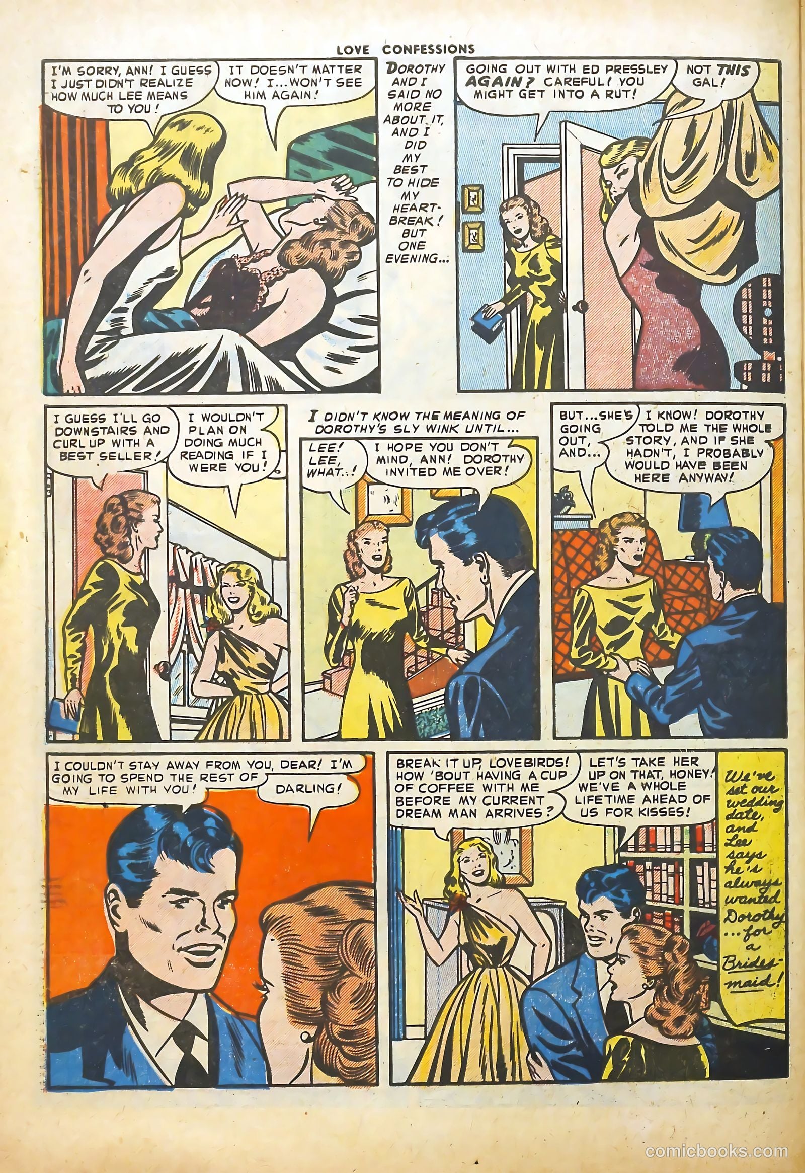Love Confessions #45 (1955) — page 32 of 36