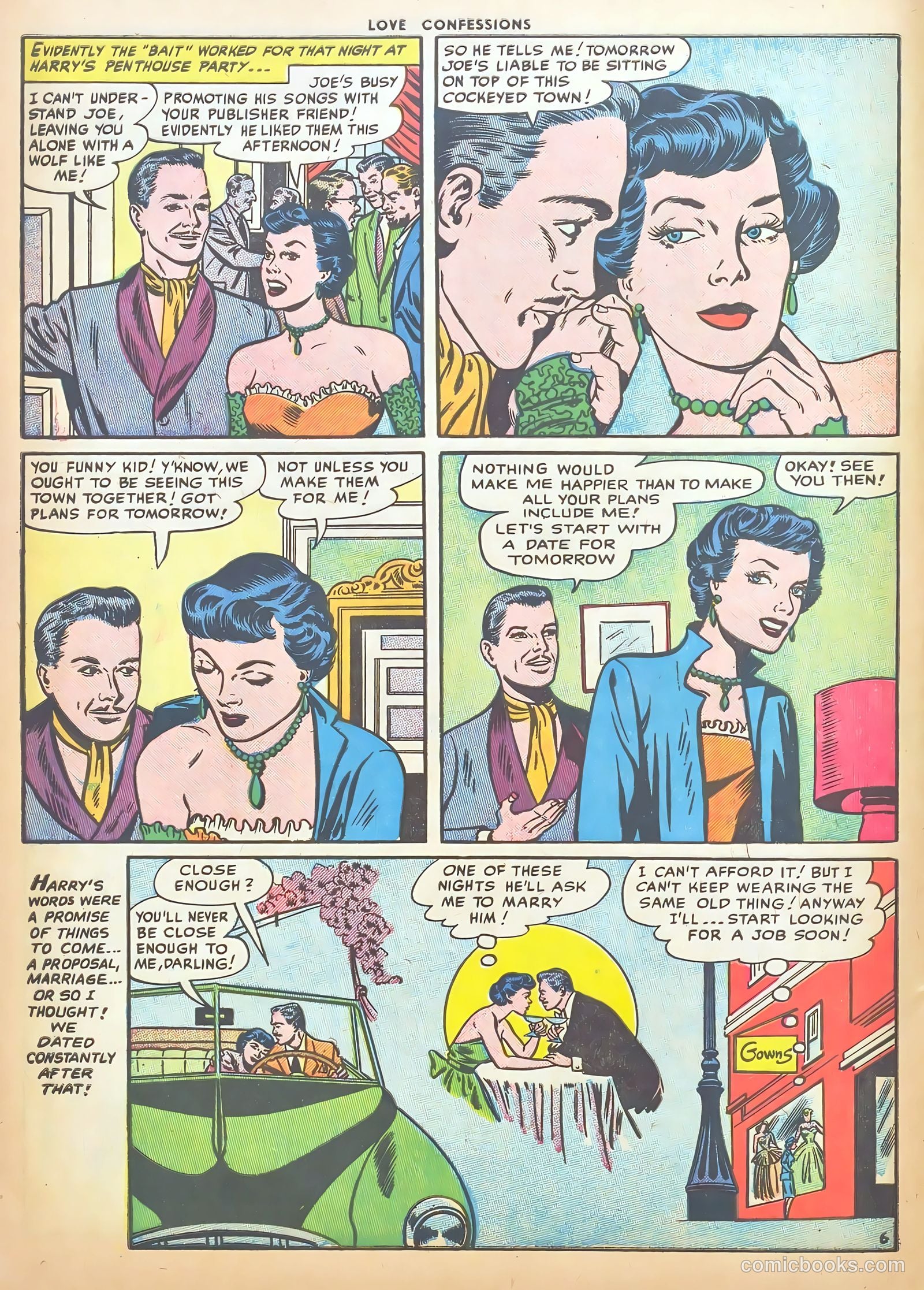 Love Confessions #46 (1955) — page 8 of 36