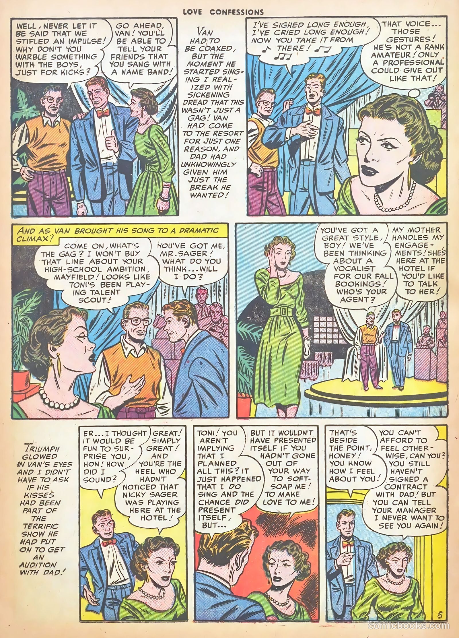 Love Confessions #46 (1955) — page 16 of 36