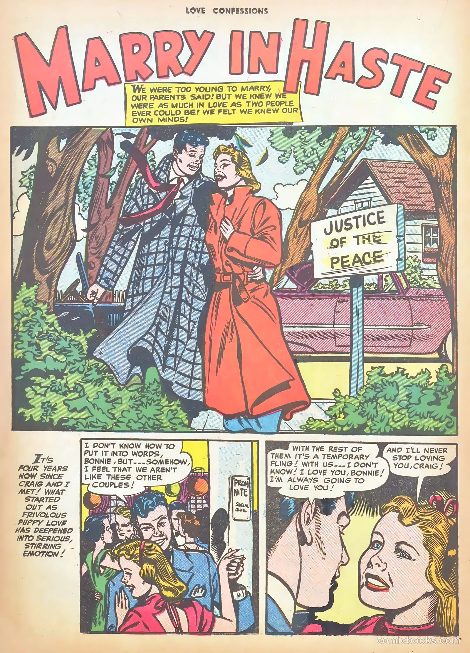 Love Confessions #46 (1955) — page 18 of 36