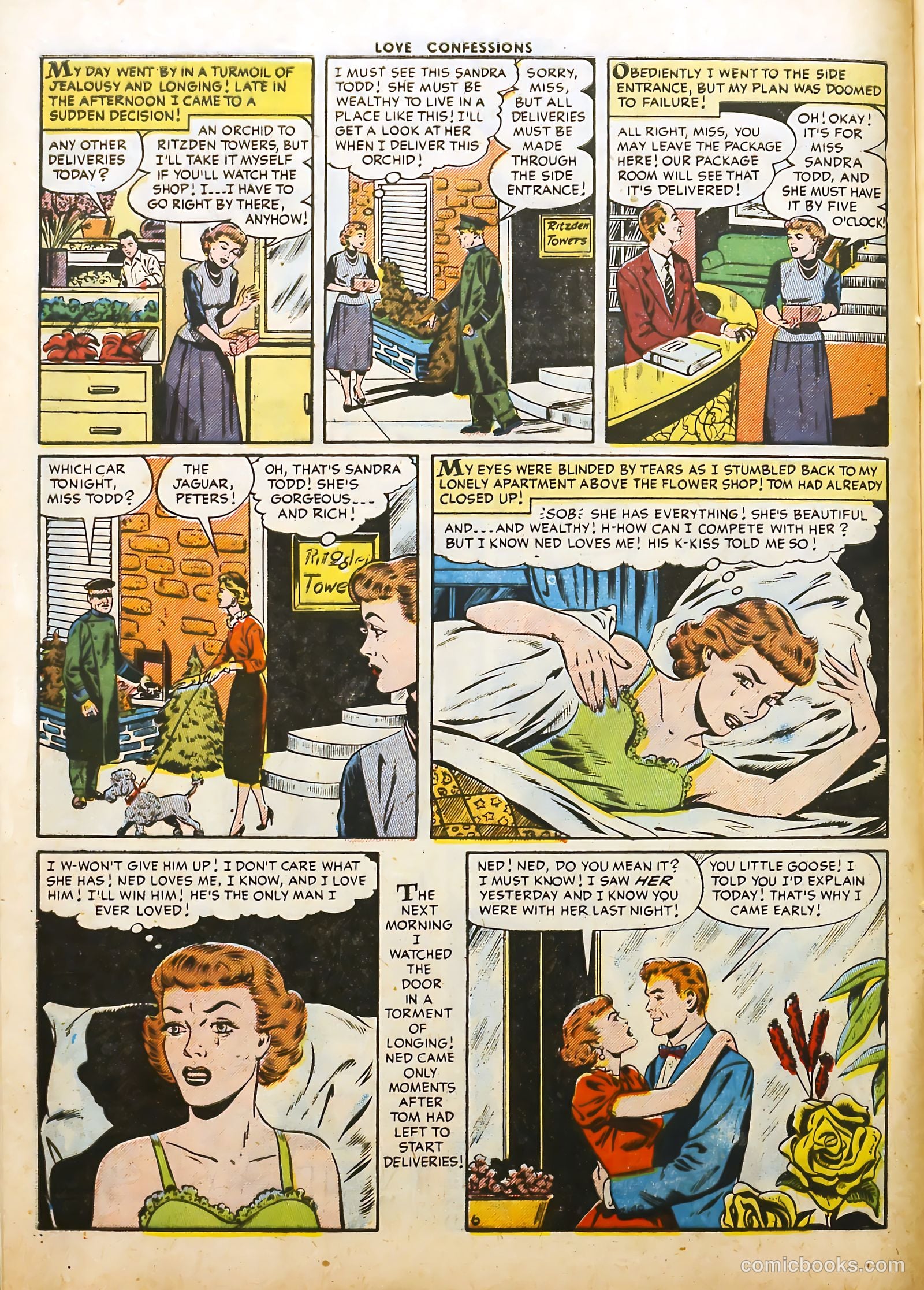 Love Confessions #47 (1956) — page 8 of 36