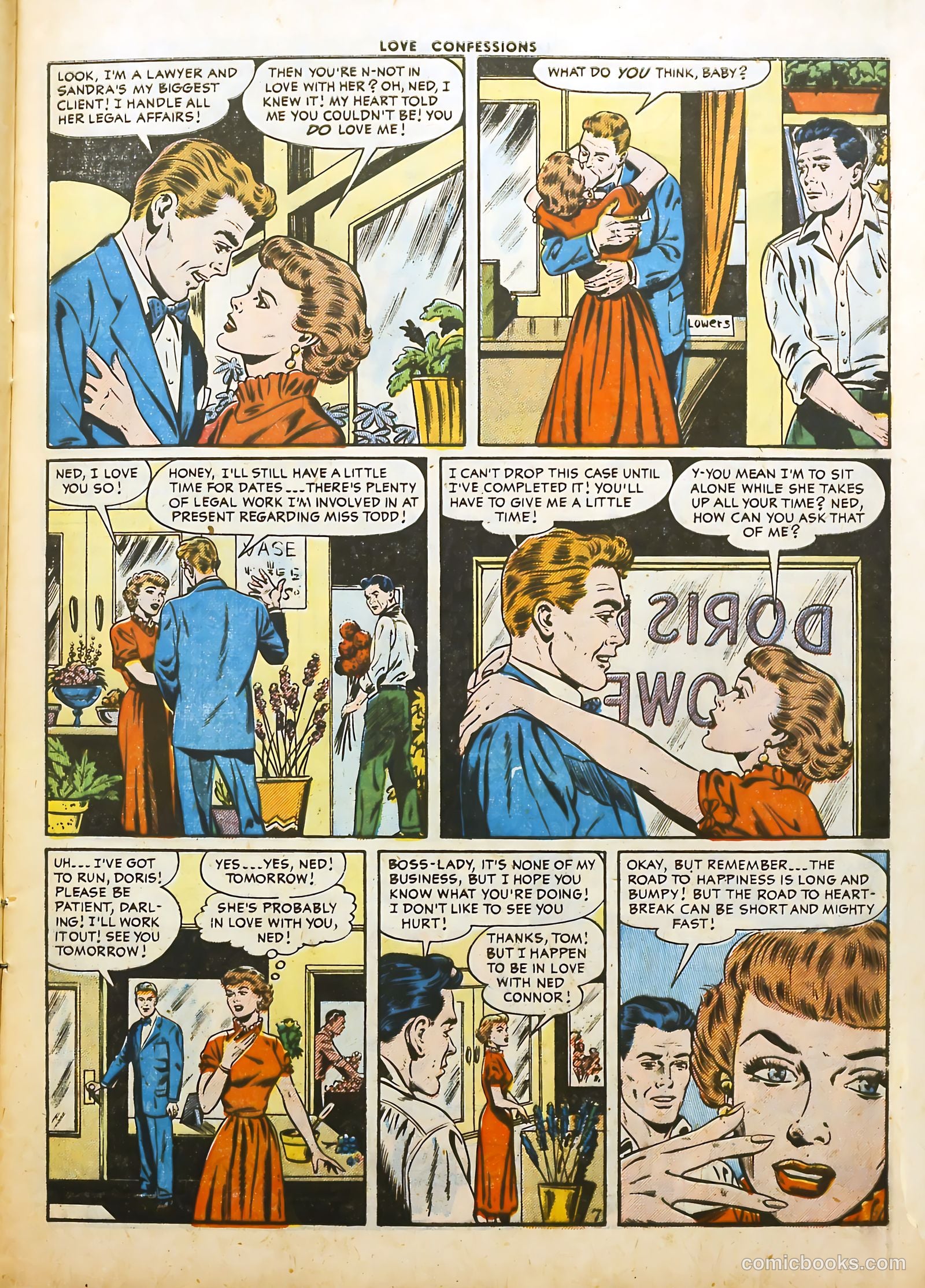 Love Confessions #47 (1956) — page 9 of 36