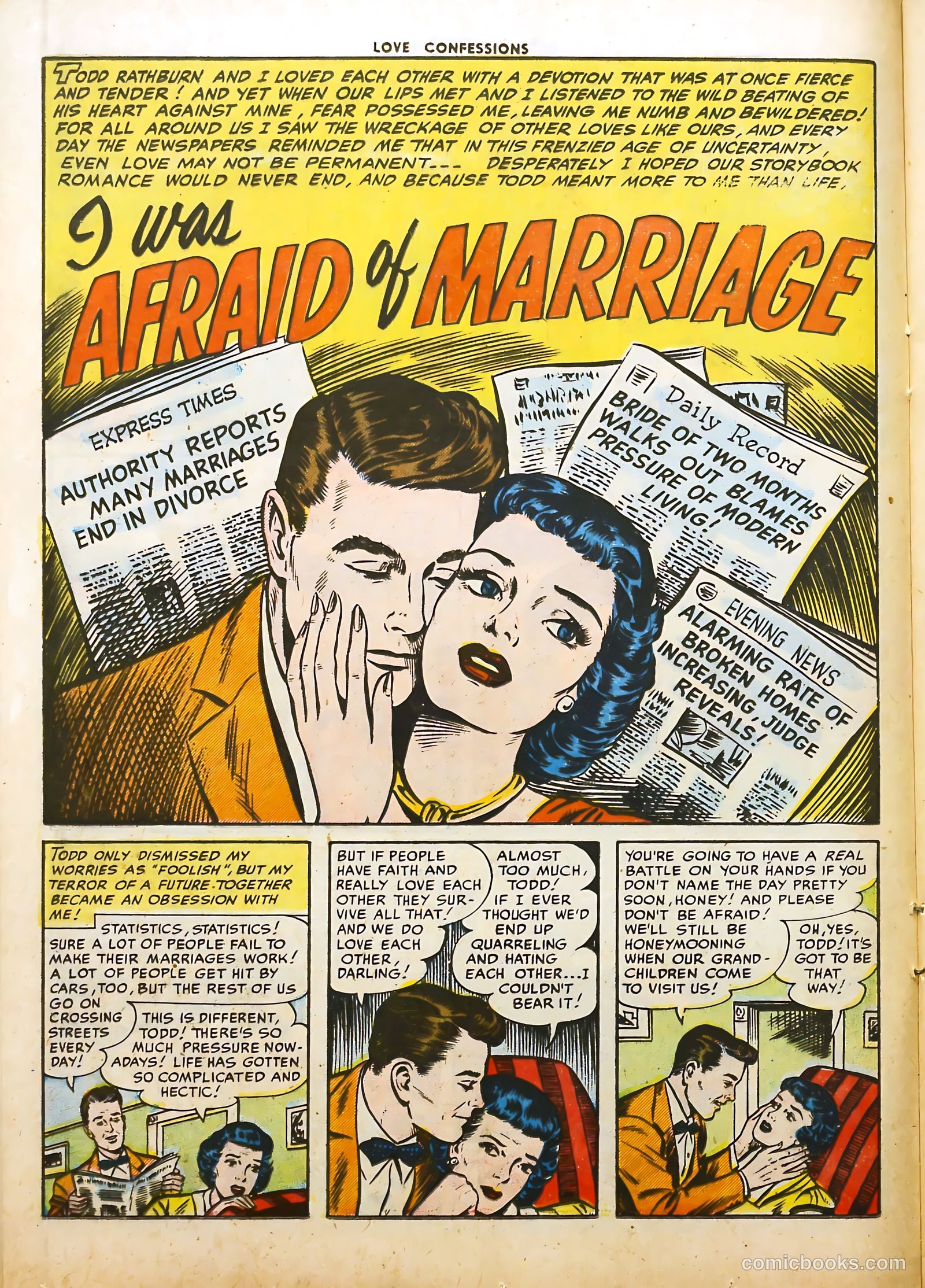 Love Confessions #47 (1956) — page 12 of 36