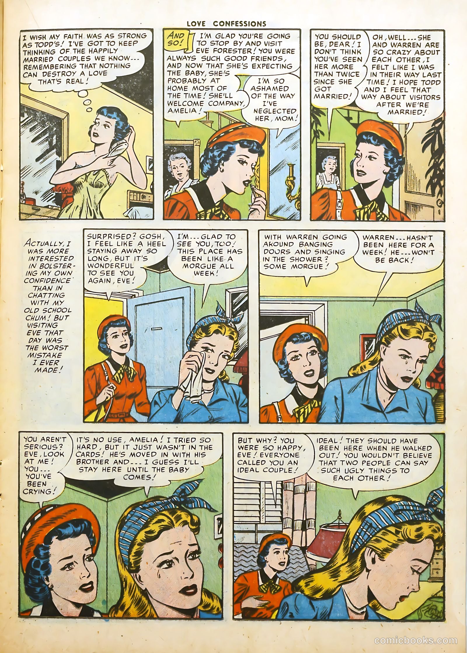 Love Confessions #47 (1956) — page 13 of 36