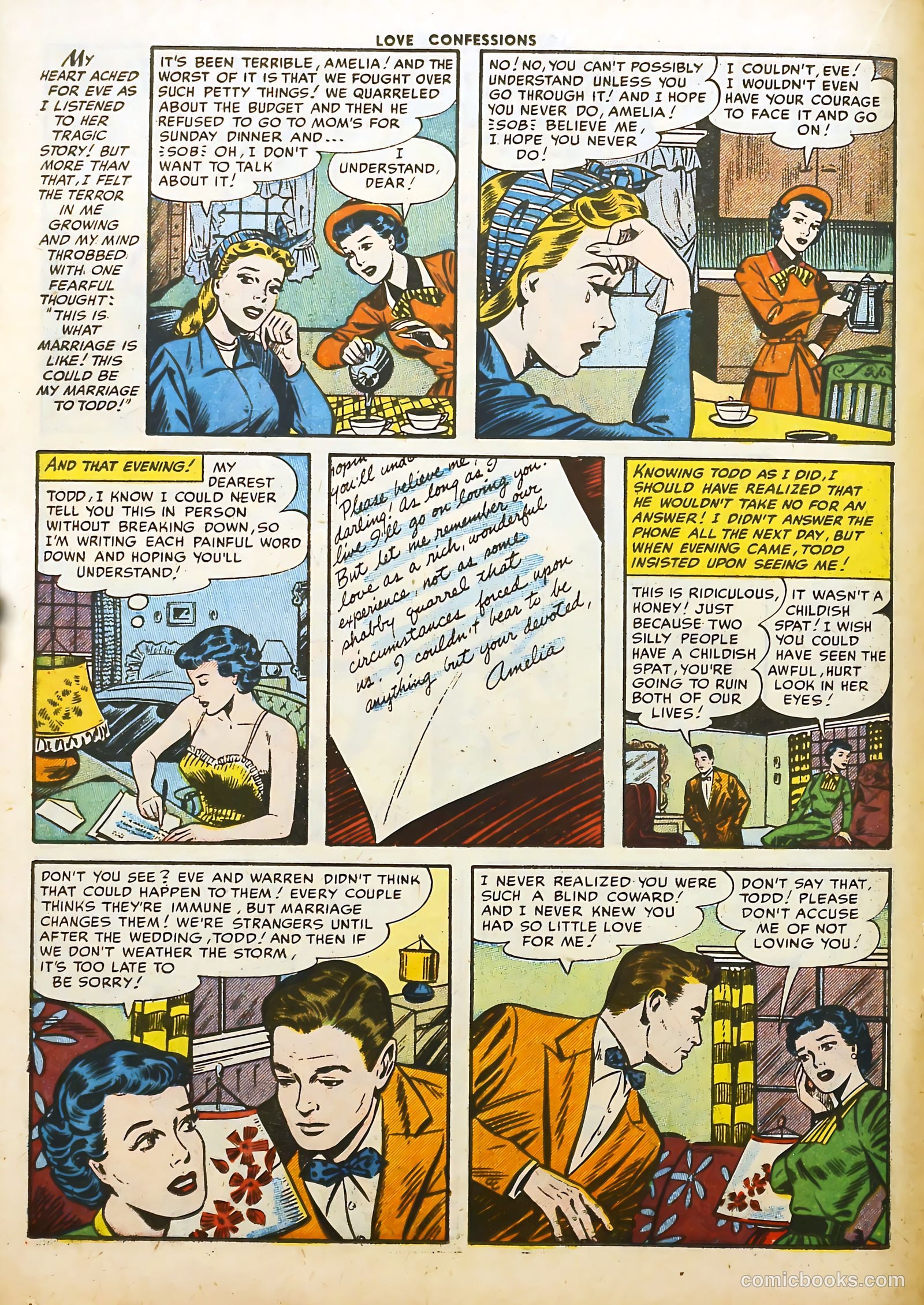 Love Confessions #47 (1956) — page 14 of 36